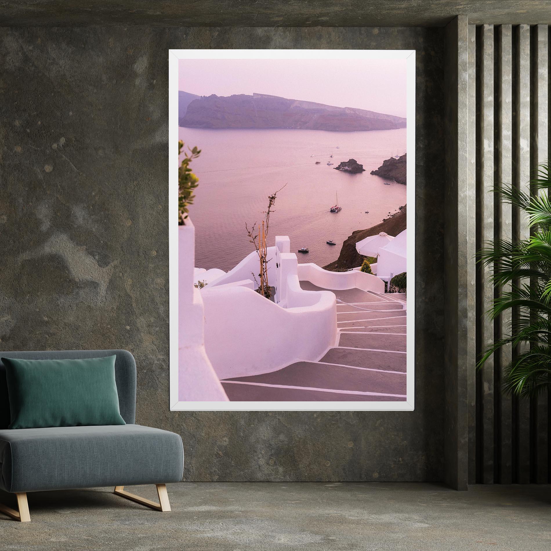 Leinwandbild Grece Strairs mockup 7