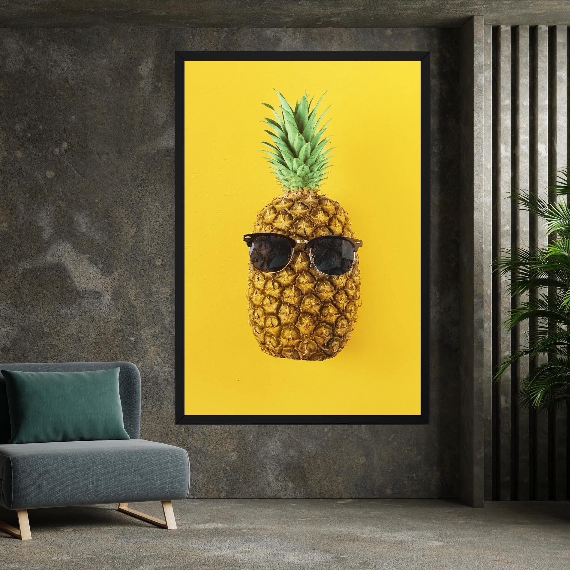 Leinwandbild Fresh Pineapple mockup 7