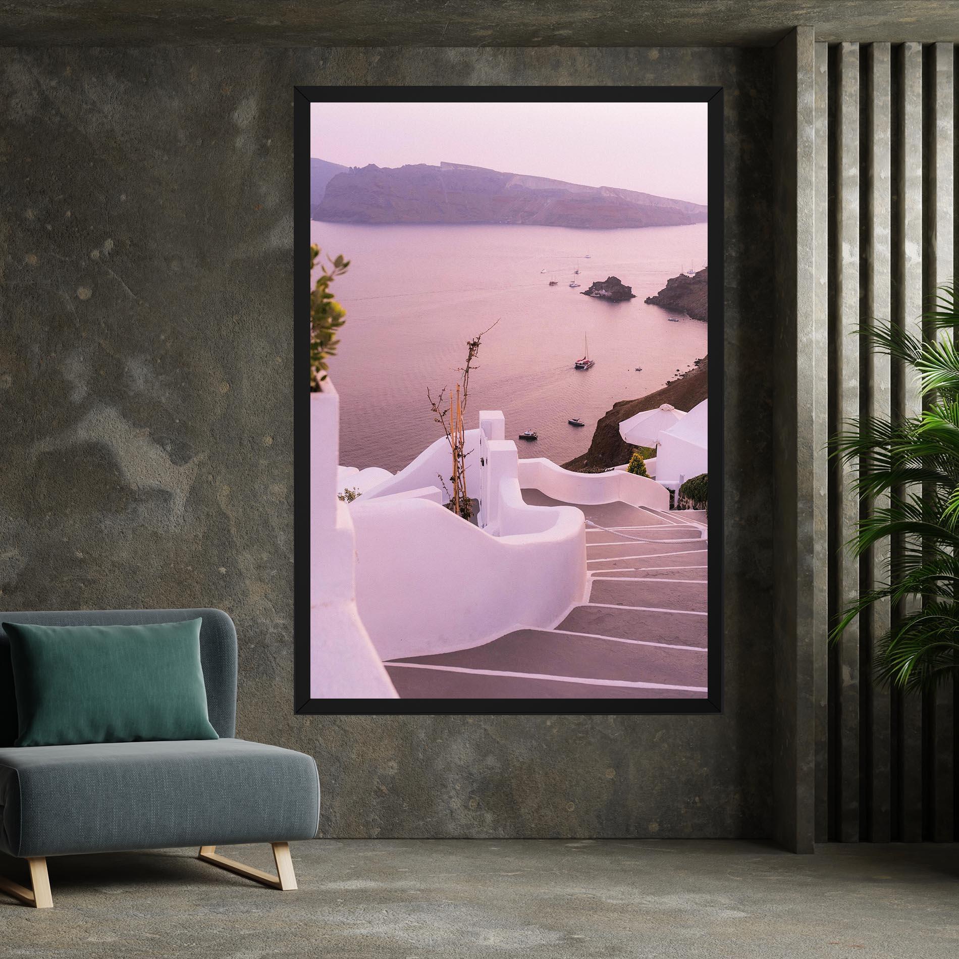 Leinwandbild Grece Strairs mockup 7