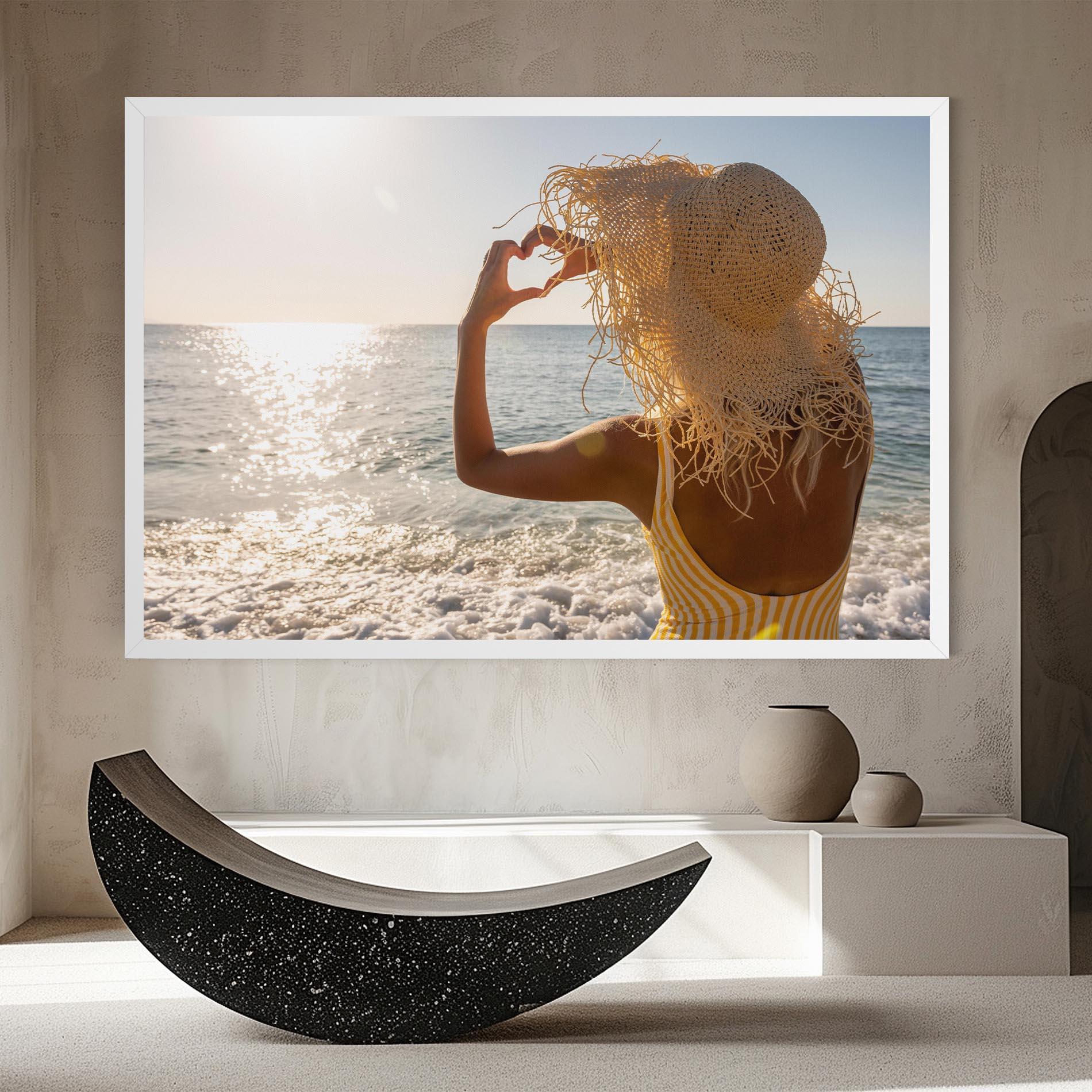 Leinwandbild Heart Symbol mockup 8