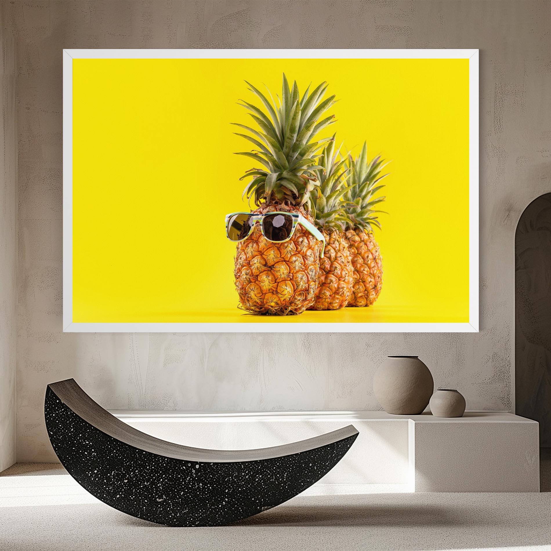 Leinwandbild Pineapple Looking Up mockup 8