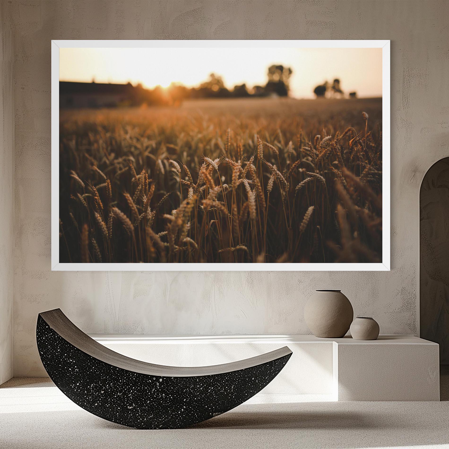 Leinwandbild Summer Field mockup 8