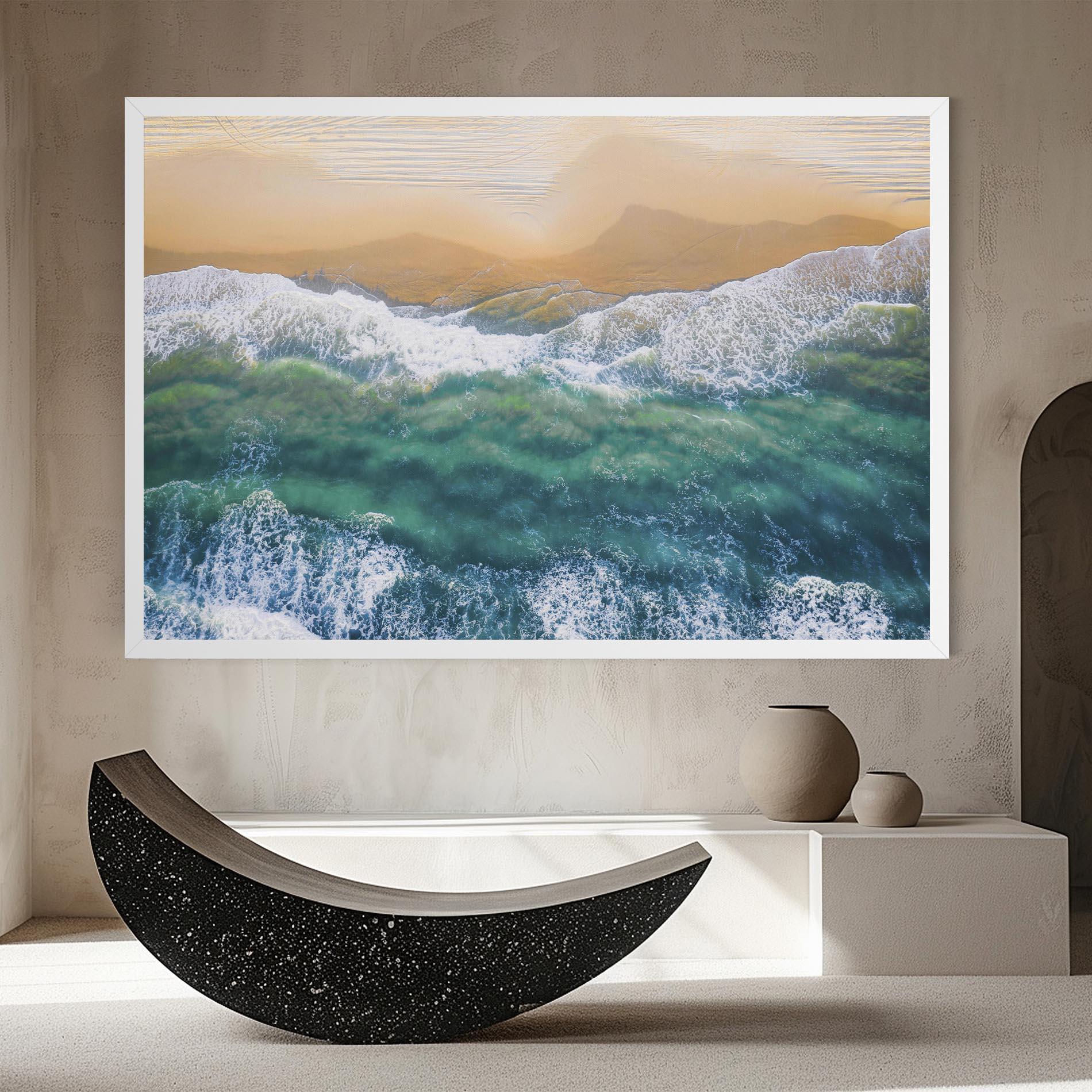 Leinwandbild Summer Wave mockup 8