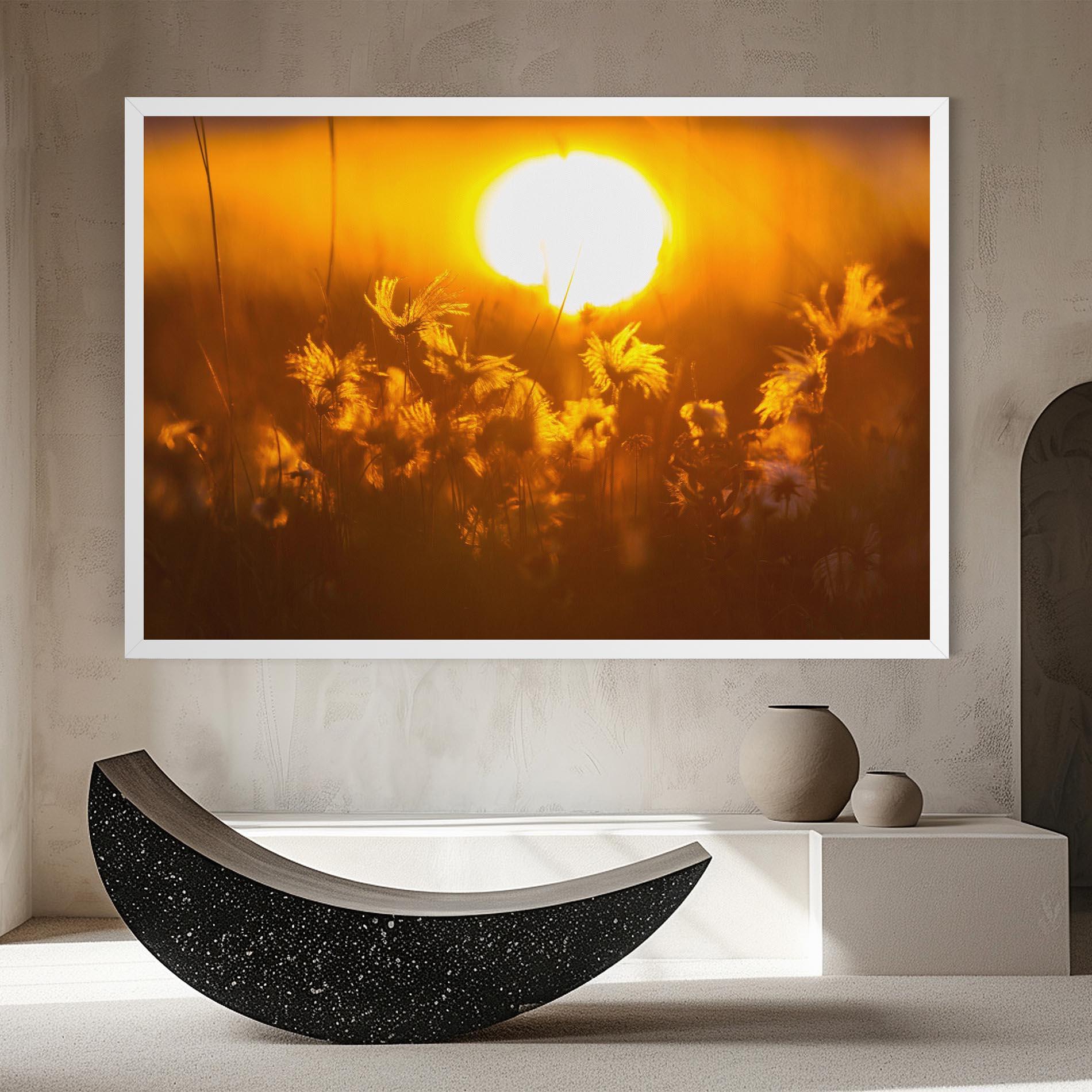 Leinwandbild Wildflowers mockup 8