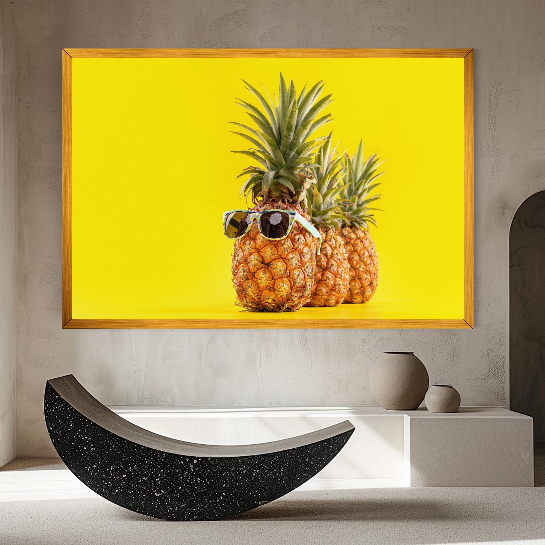 Leinwandbild Pineapple Looking Up mockup 8