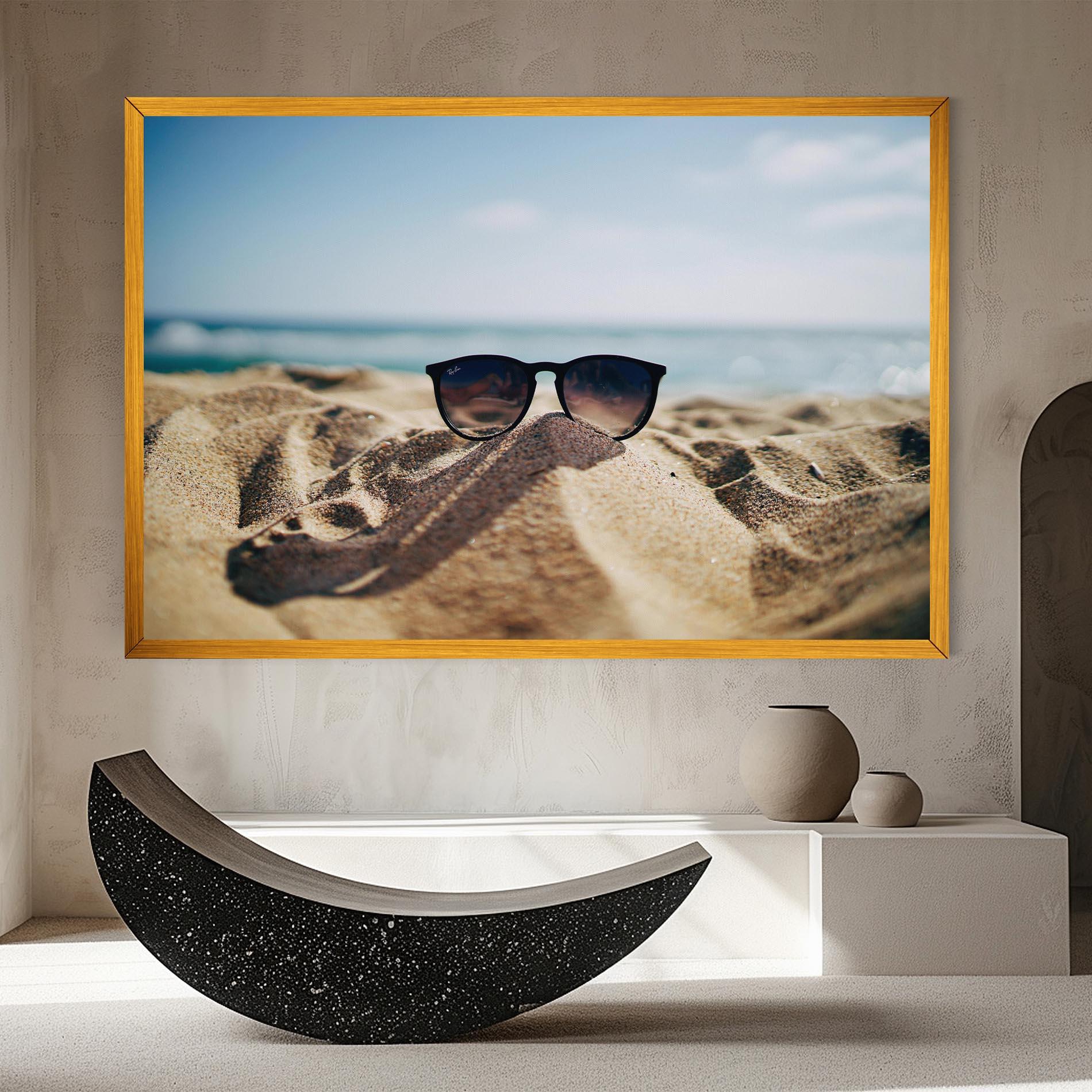 Leinwandbild Sand Glasses mockup 8
