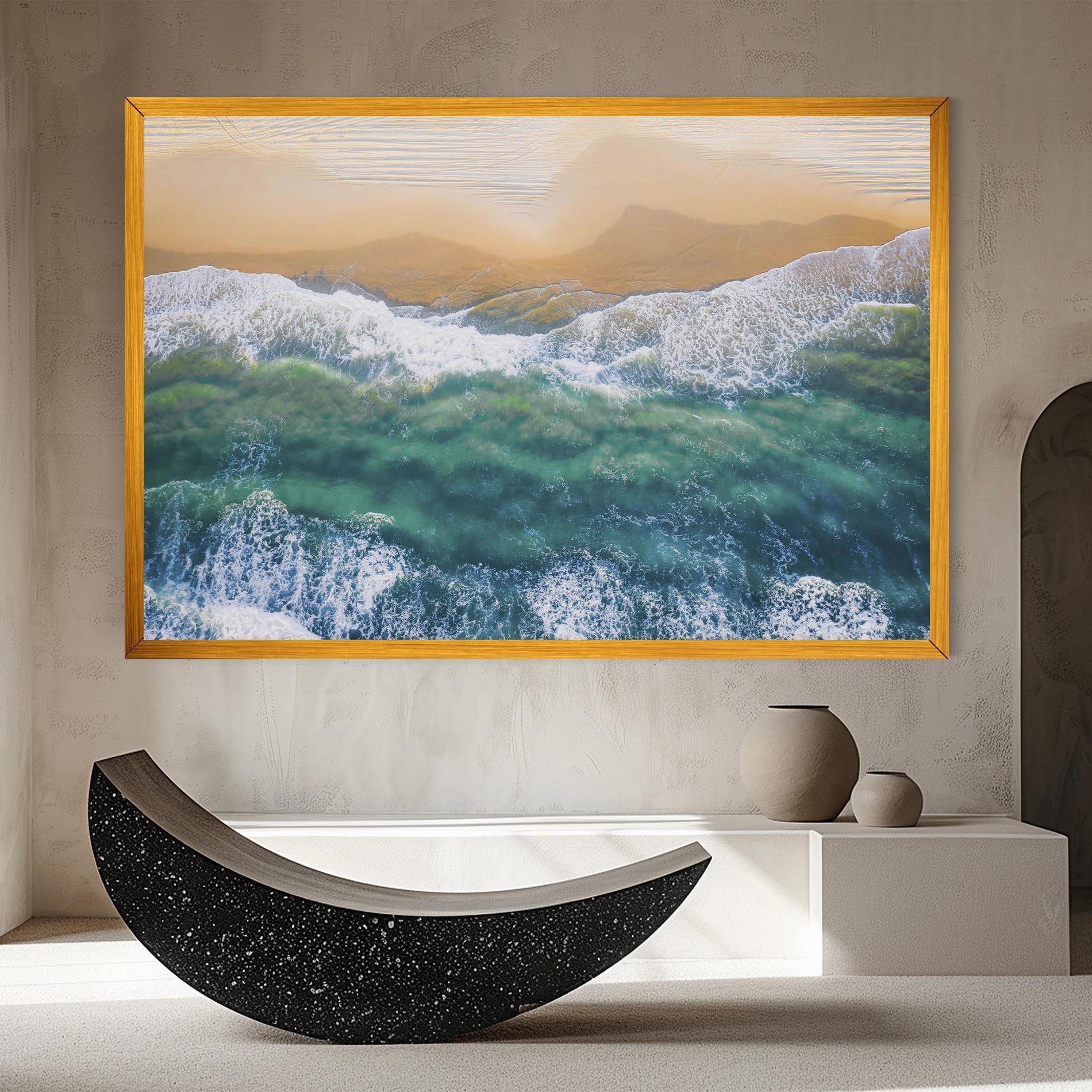 Leinwandbild Summer Wave mockup 8