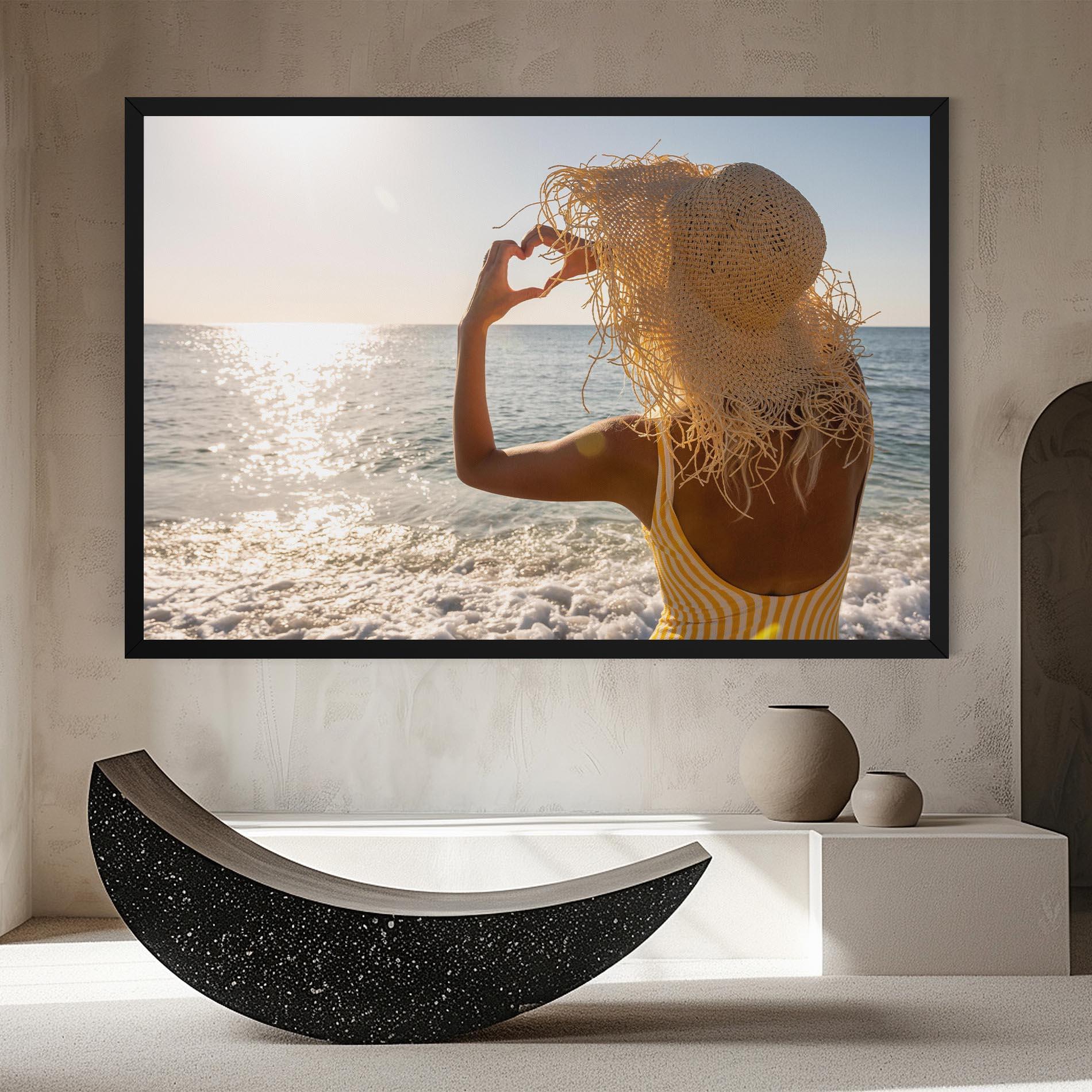 Leinwandbild Heart Symbol mockup 8