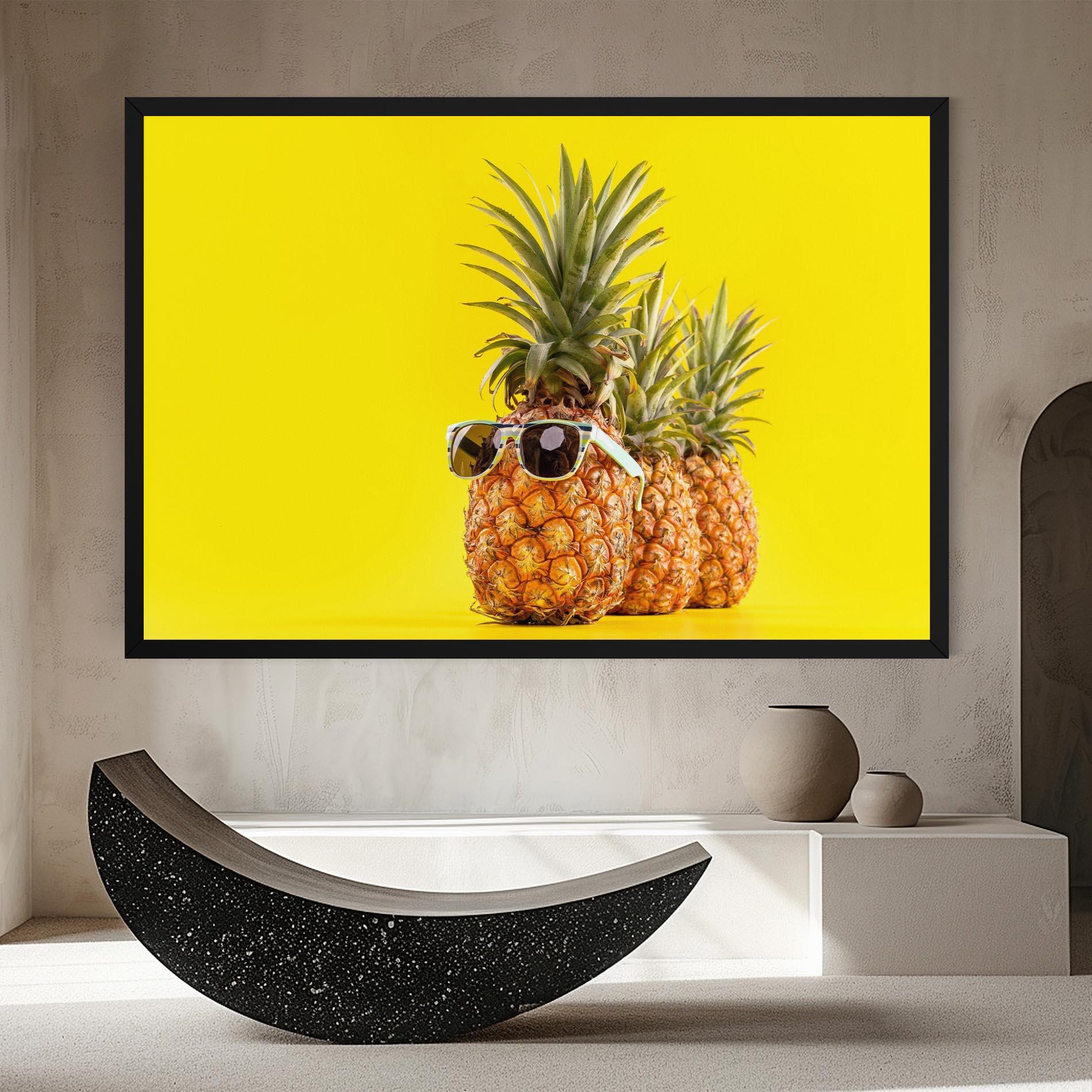 Leinwandbild Pineapple Looking Up mockup 8