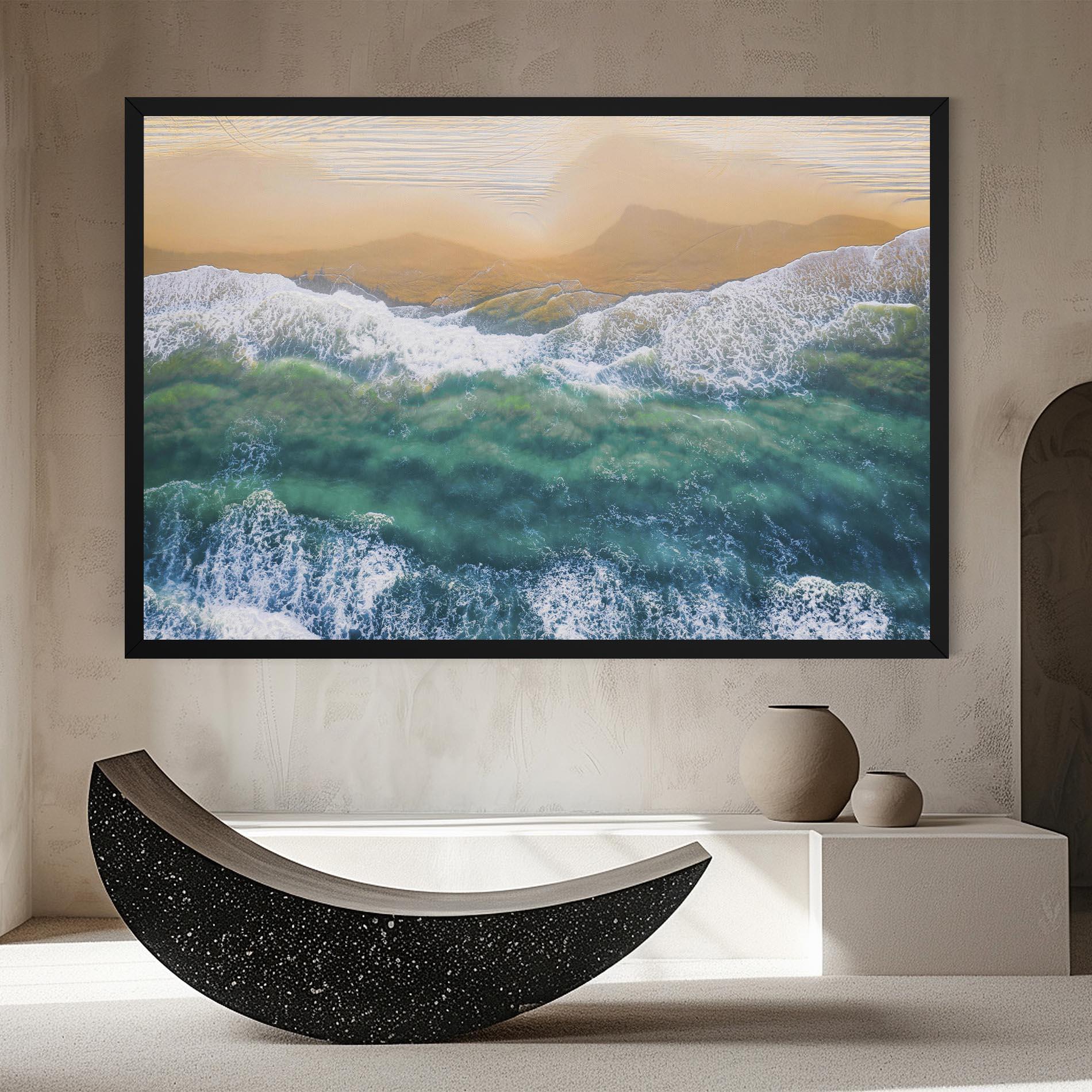 Leinwandbild Summer Wave mockup 8