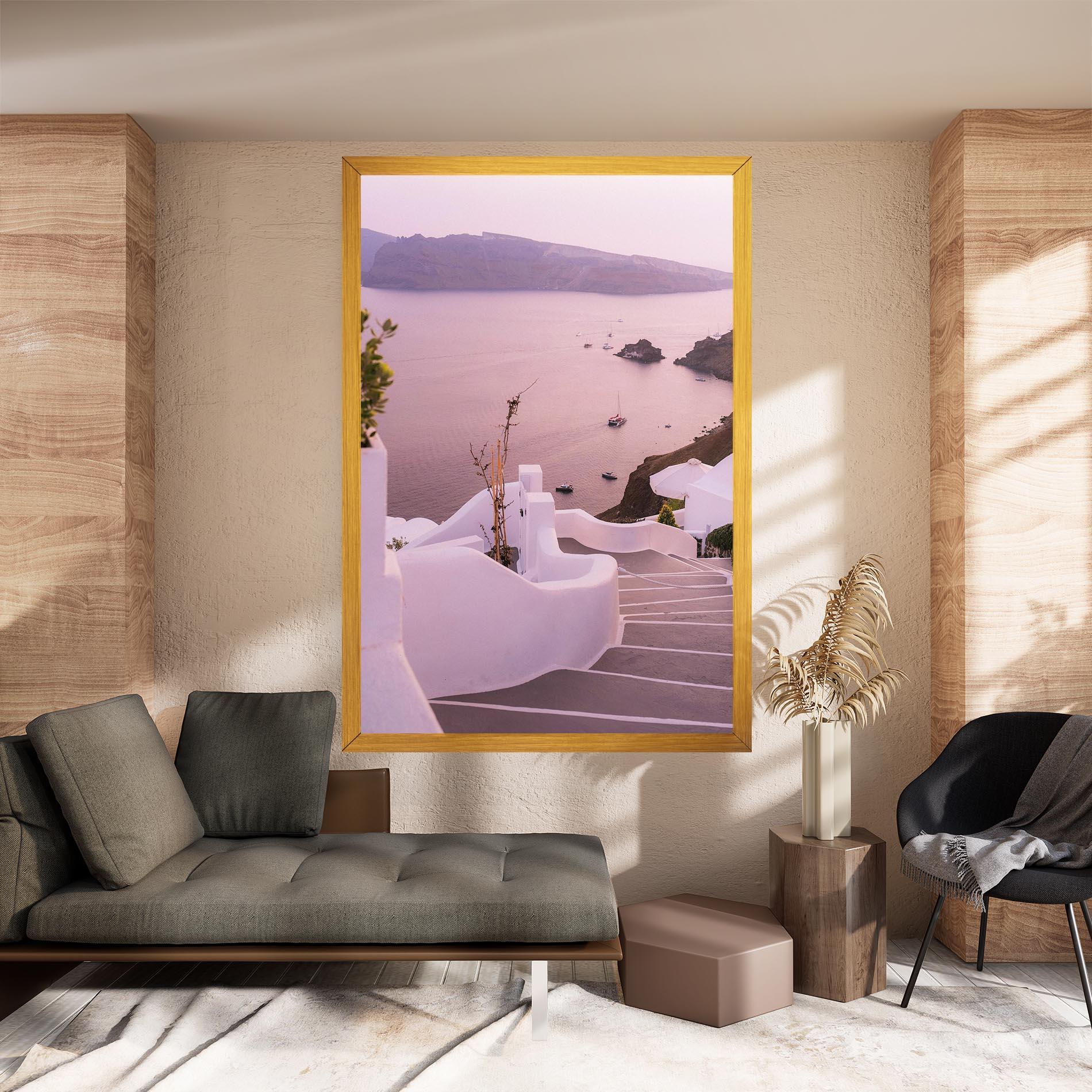 Leinwandbild Grece Strairs mockup 8