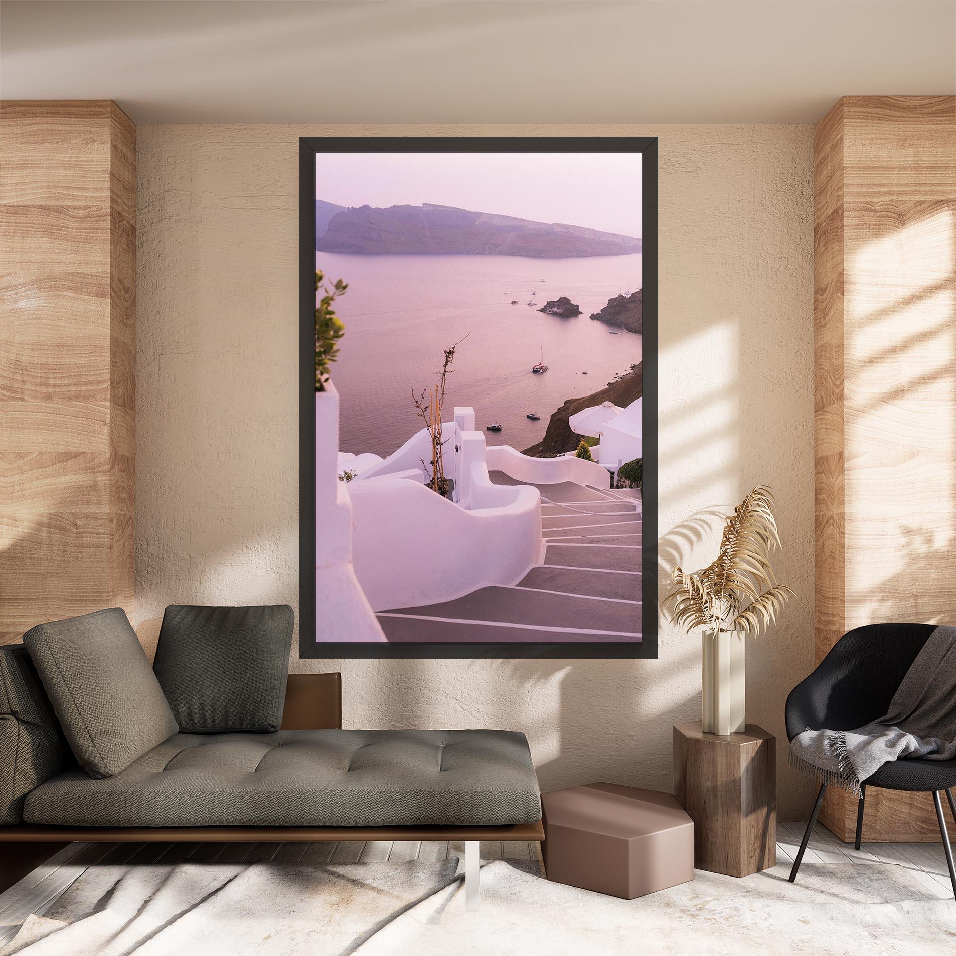 Leinwandbild Grece Strairs mockup 8
