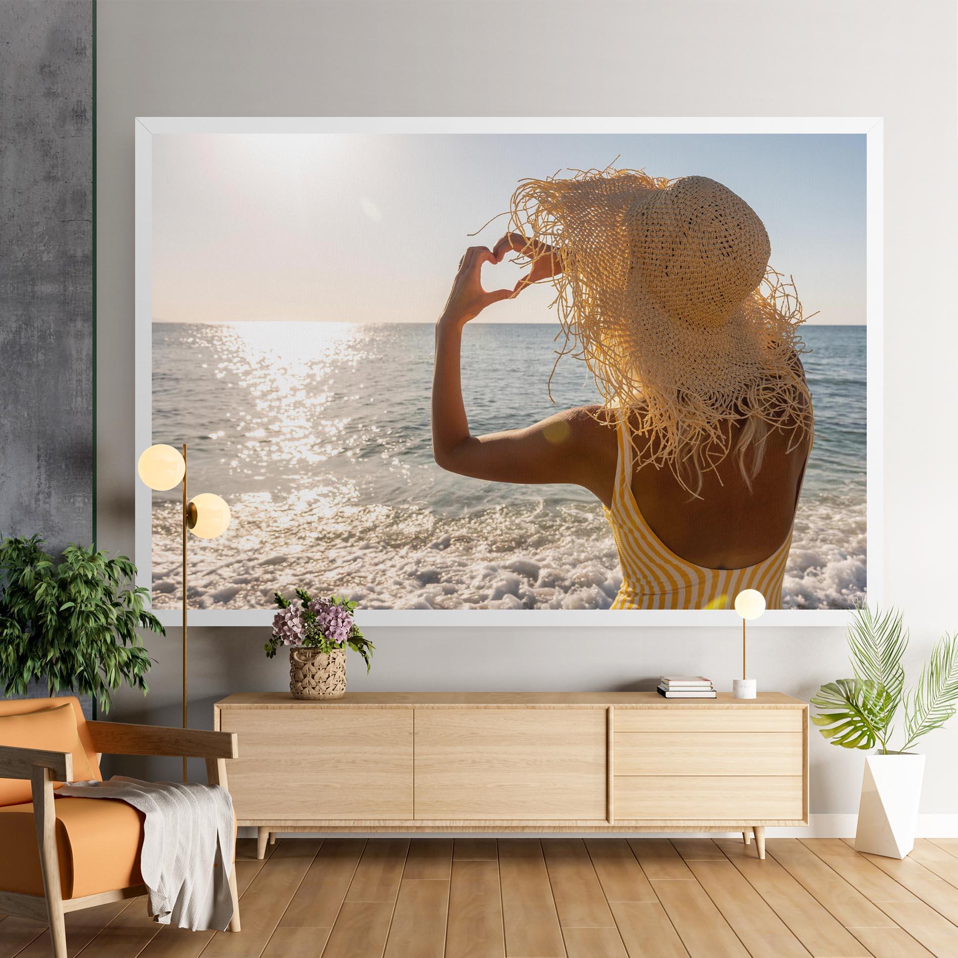 Leinwandbild Heart Symbol mockup 9