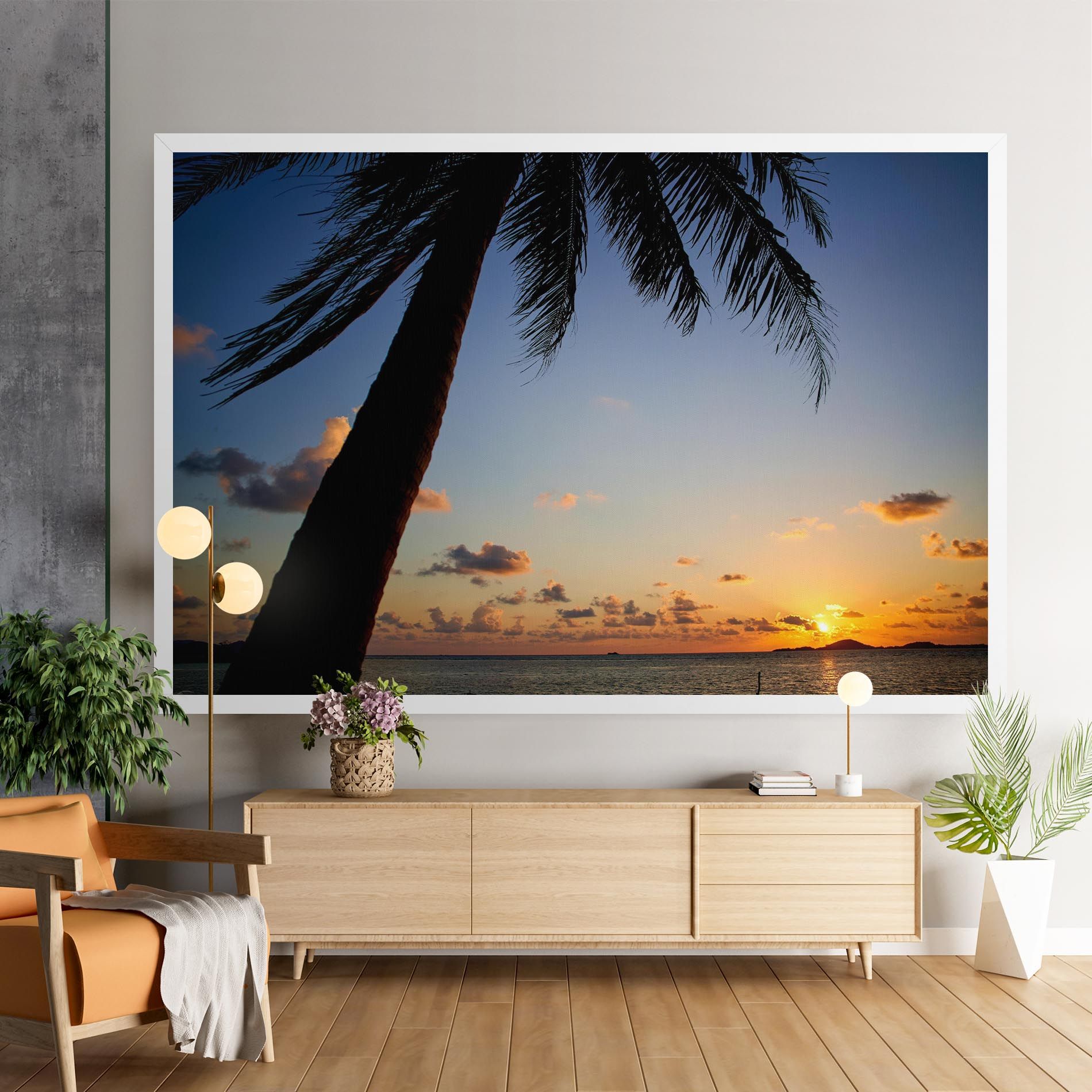 Palm Tree Silhouette mockup 9