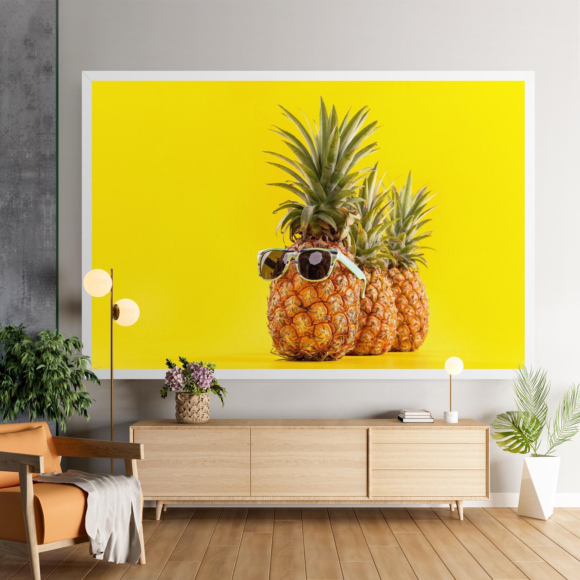 Leinwandbild Pineapple Looking Up mockup 9