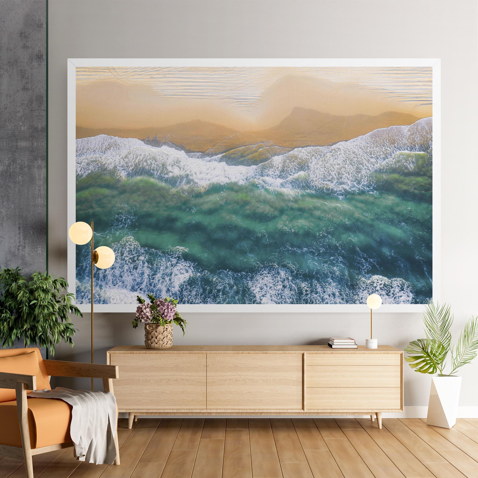 Leinwandbild Summer Wave mockup 9