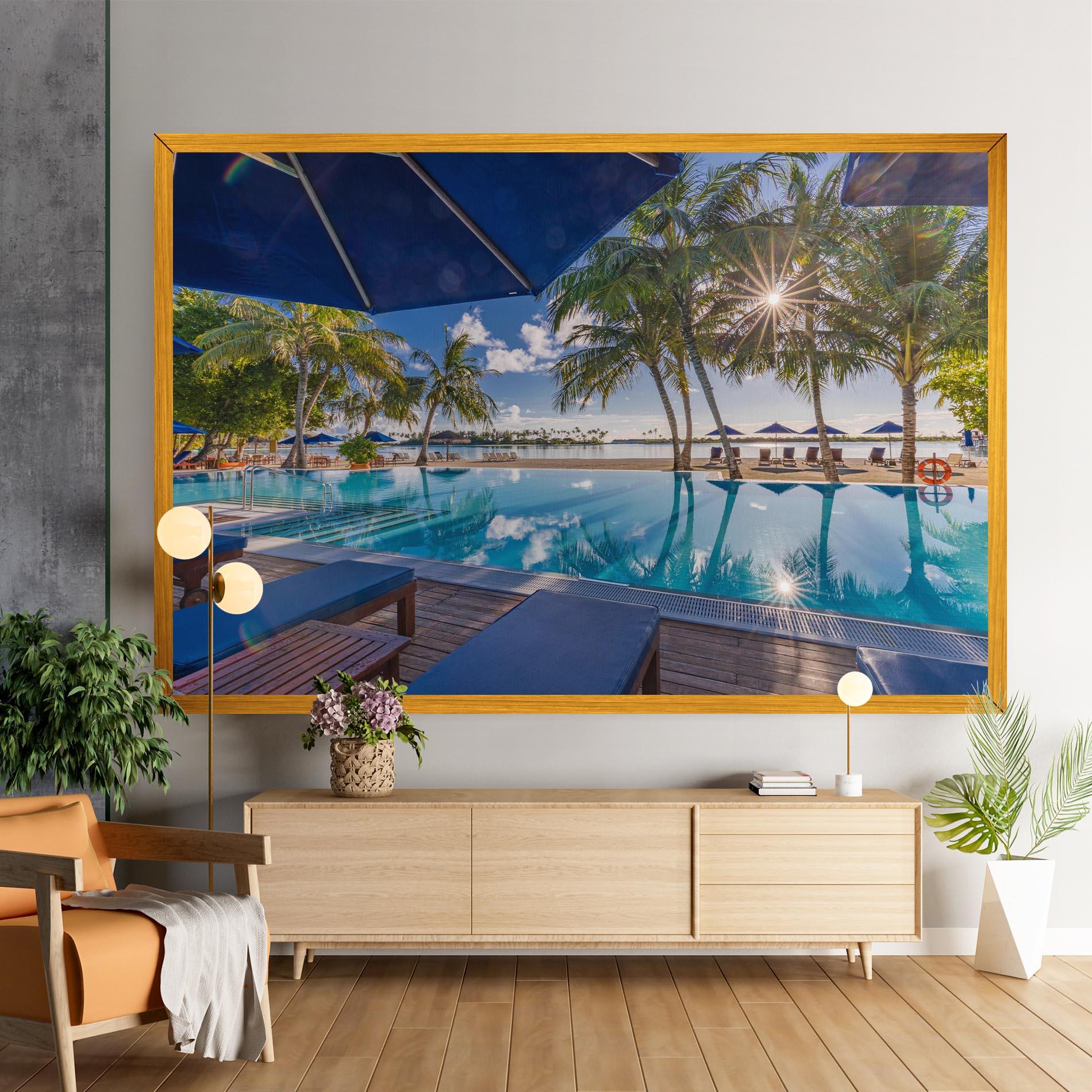 Leinwandbild Fantastic Summer Mood mockup 9