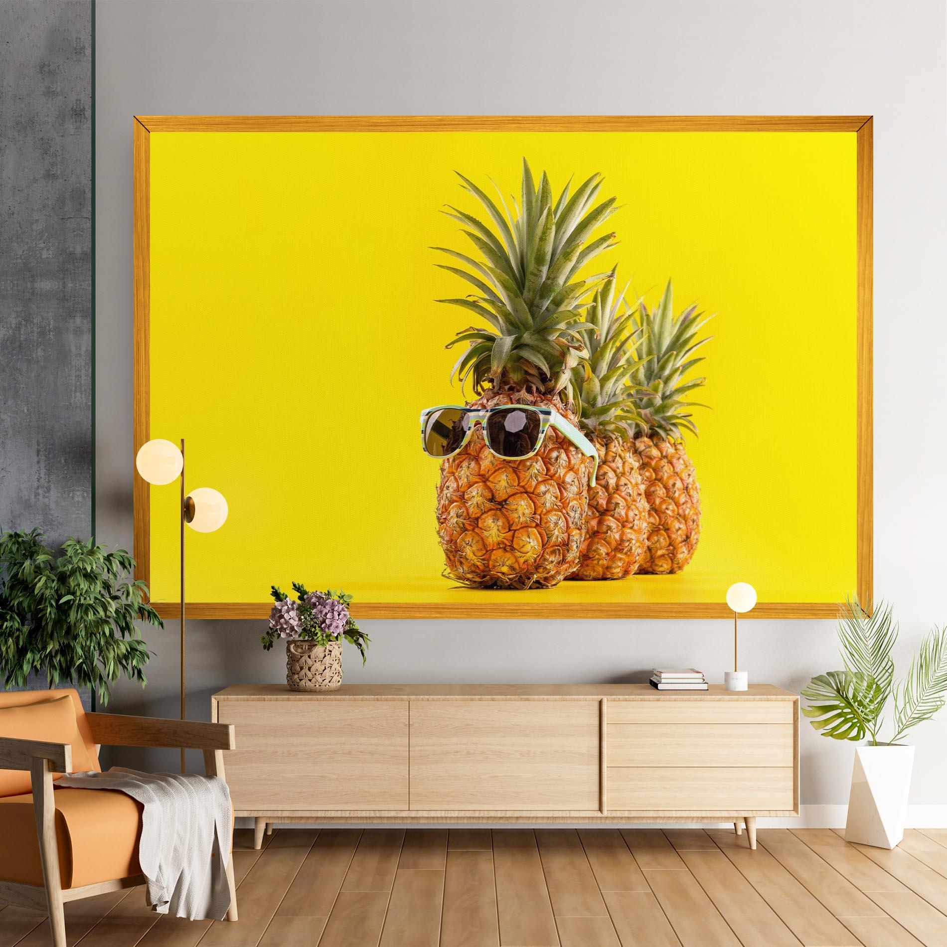 Leinwandbild Pineapple Looking Up mockup 9
