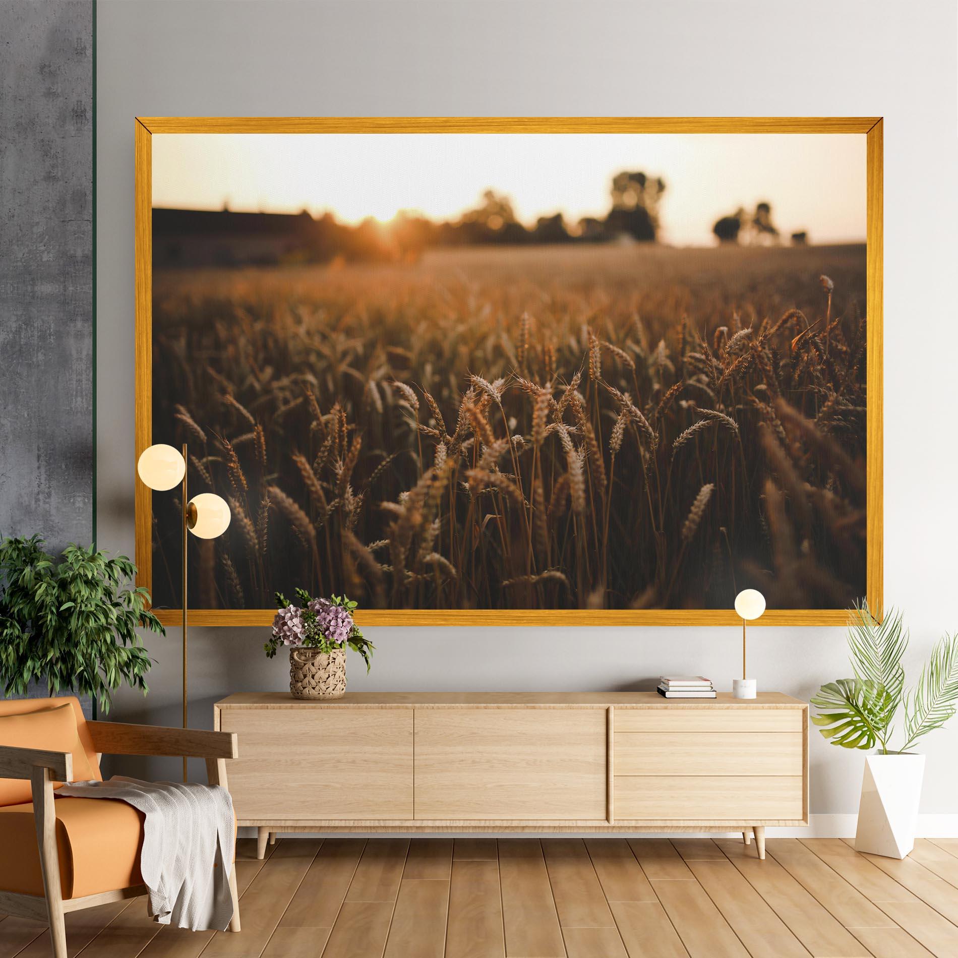Leinwandbild Summer Field mockup 9
