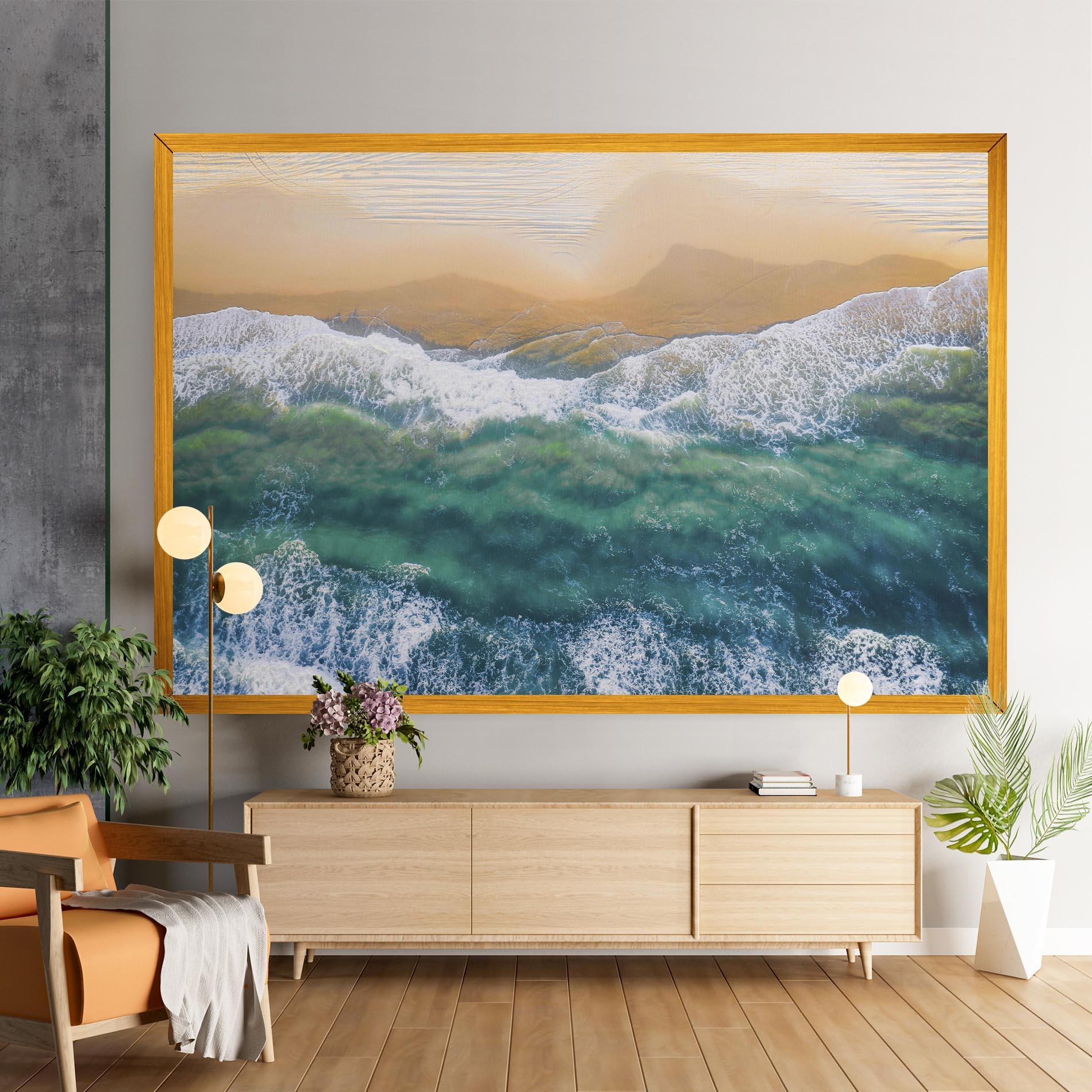Leinwandbild Summer Wave mockup 9