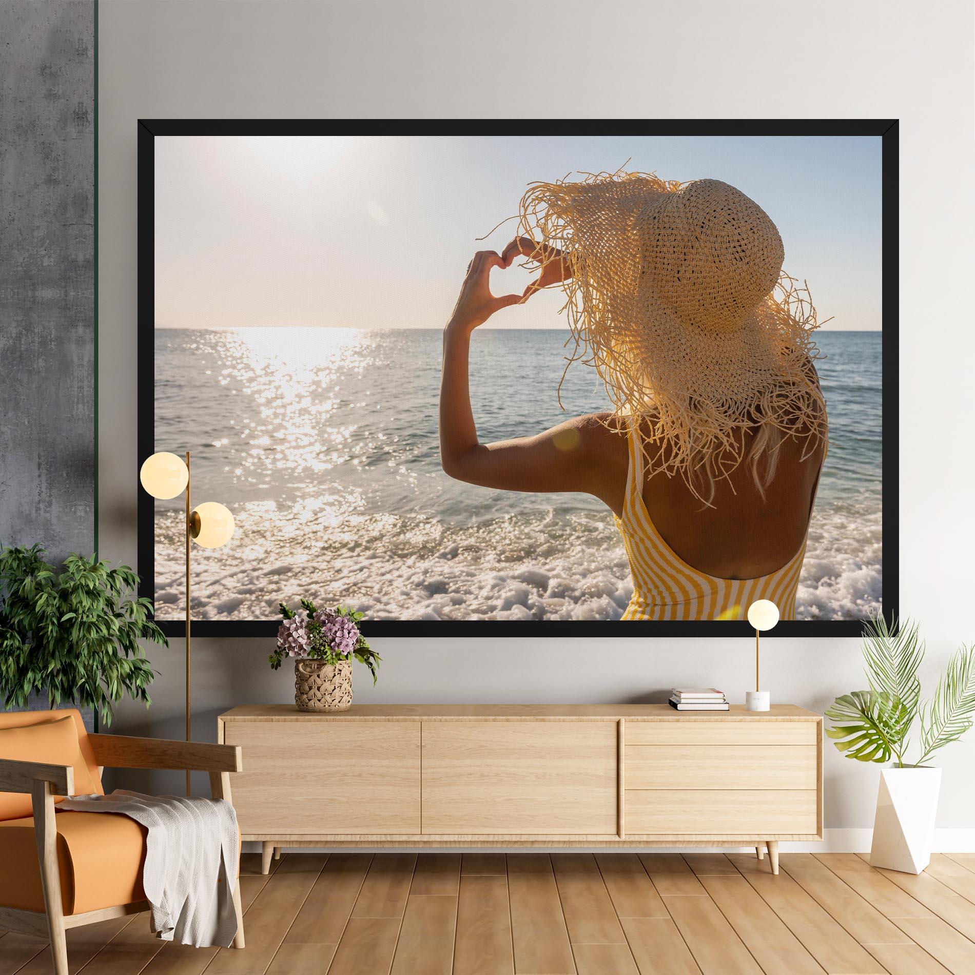 Leinwandbild Heart Symbol mockup 9