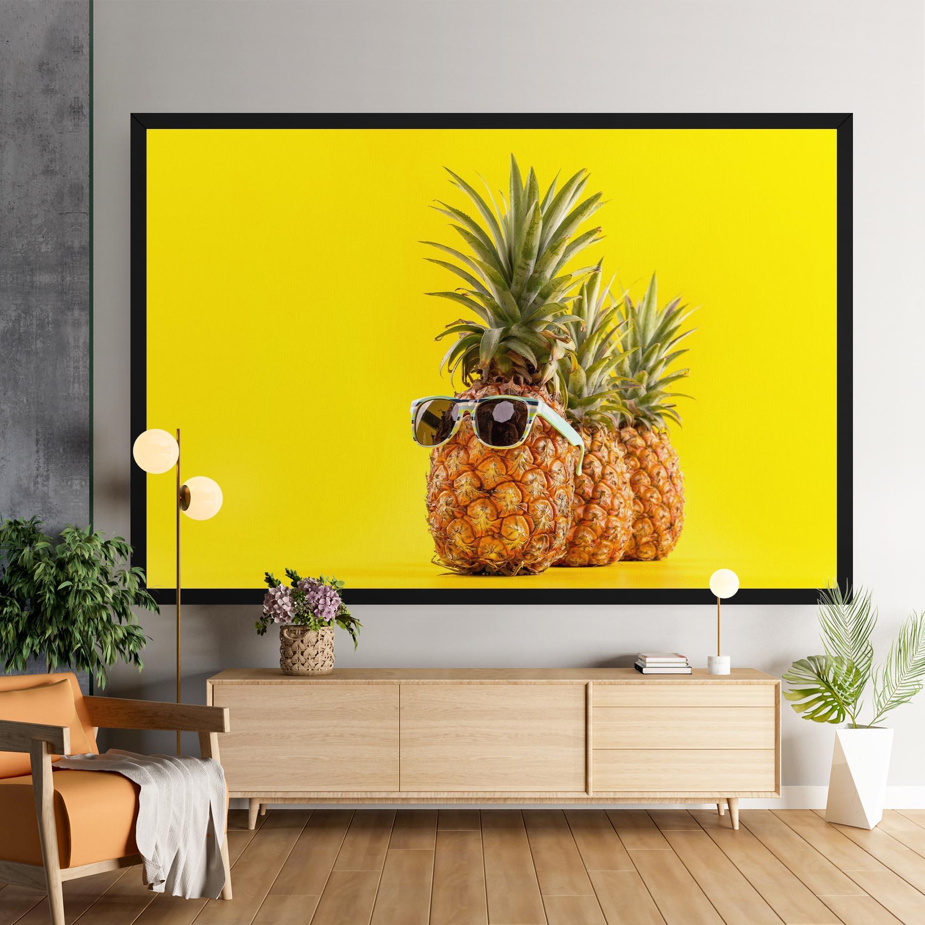 Leinwandbild Pineapple Looking Up mockup 9