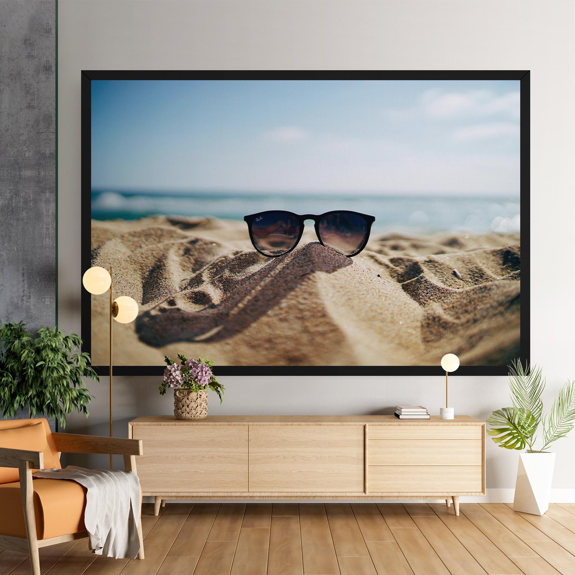 Leinwandbild Sand Glasses mockup 9