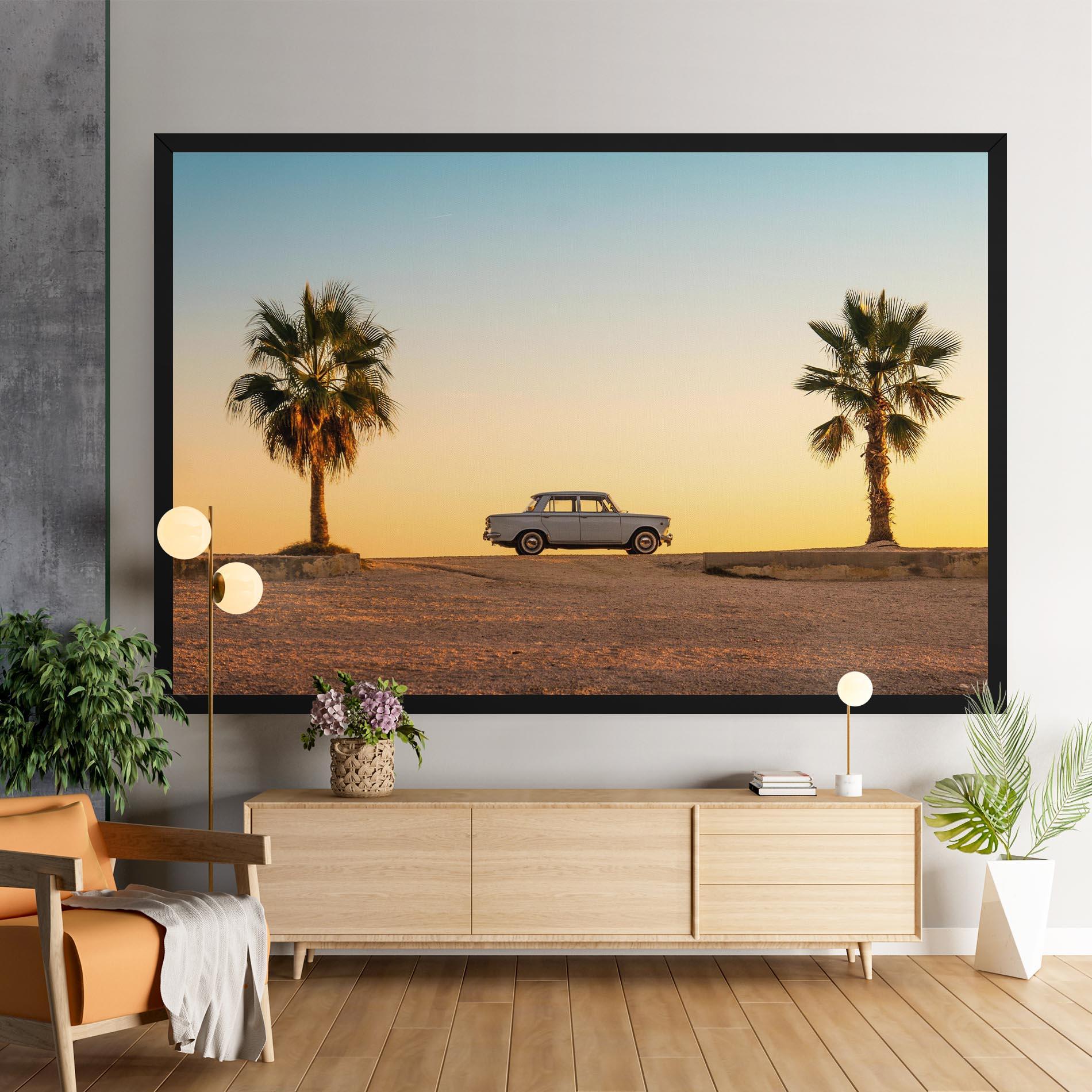 Leinwandbild Summer Car mockup 9
