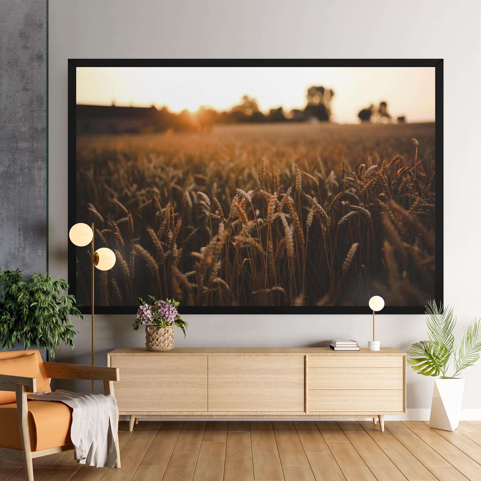Leinwandbild Summer Field mockup 9