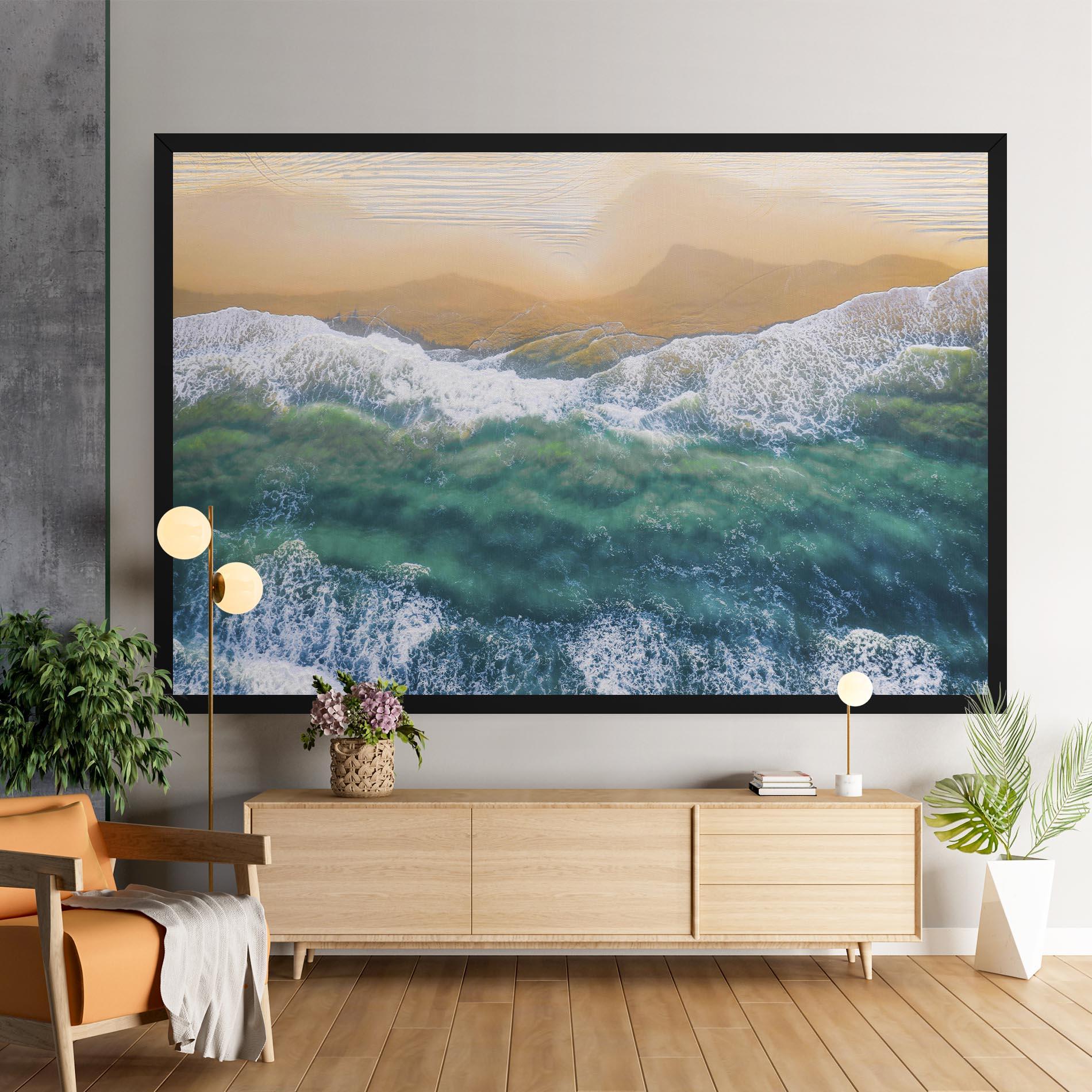 Leinwandbild Summer Wave mockup 9