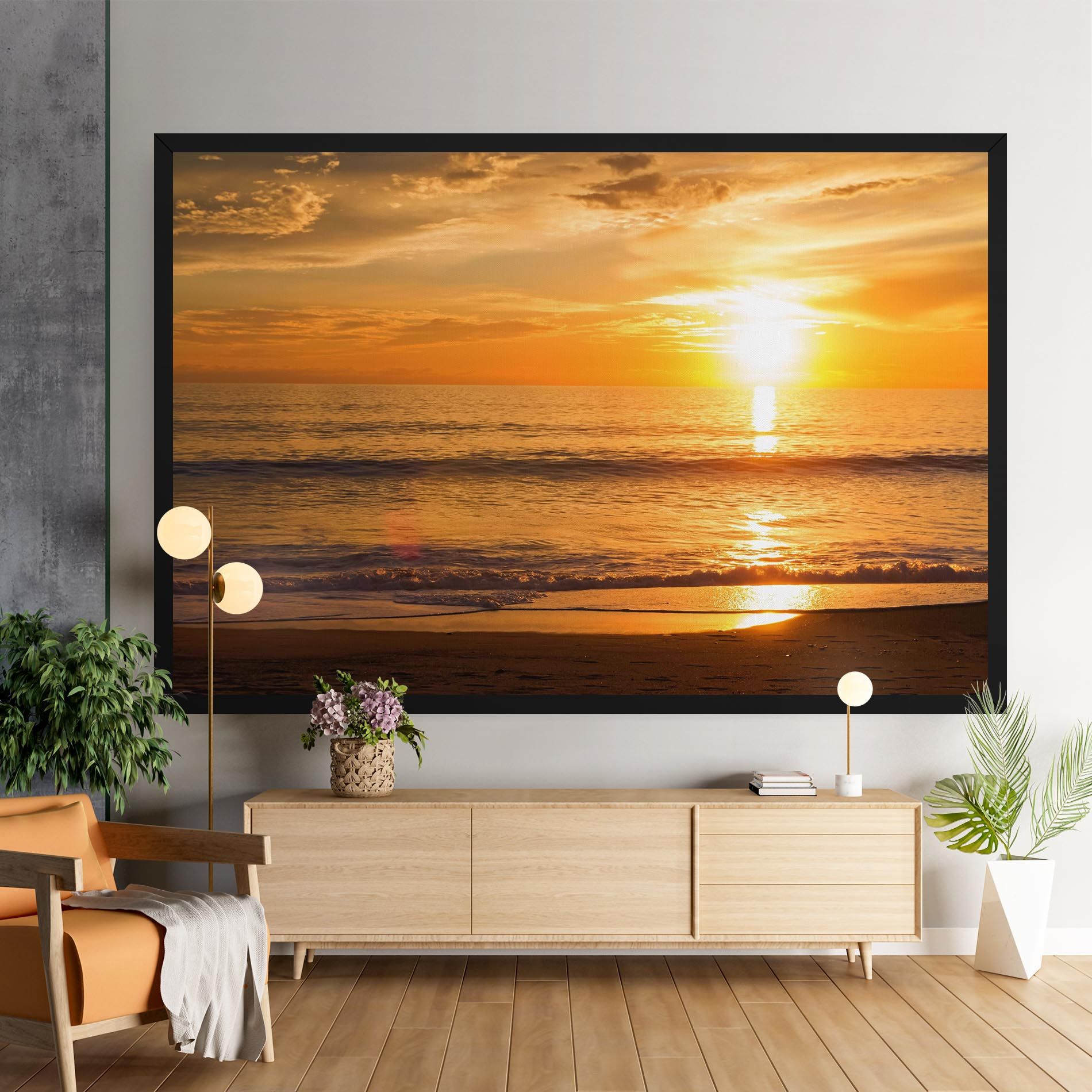Sunset Ocean Coast mockup 9