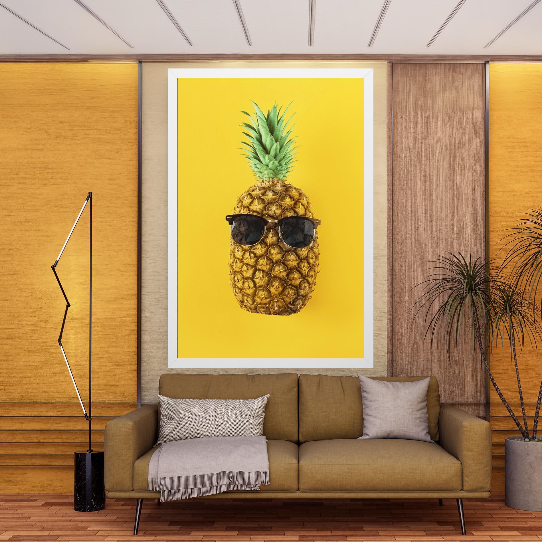 Leinwandbild Fresh Pineapple mockup 9