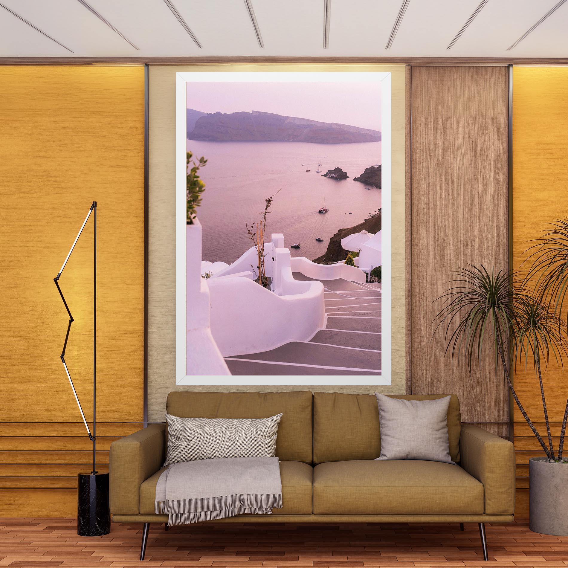 Leinwandbild Grece Strairs mockup 9