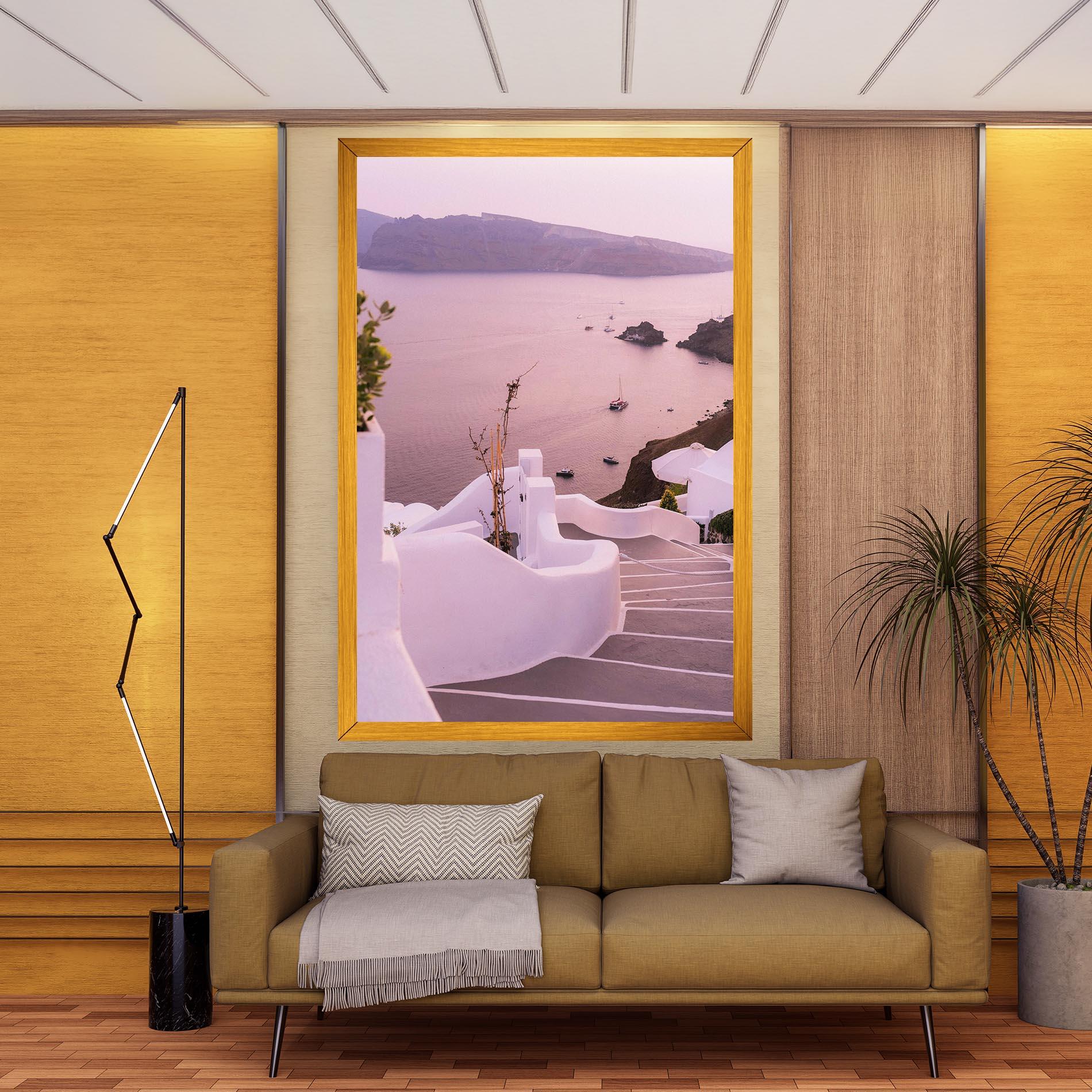 Leinwandbild Grece Strairs mockup 9