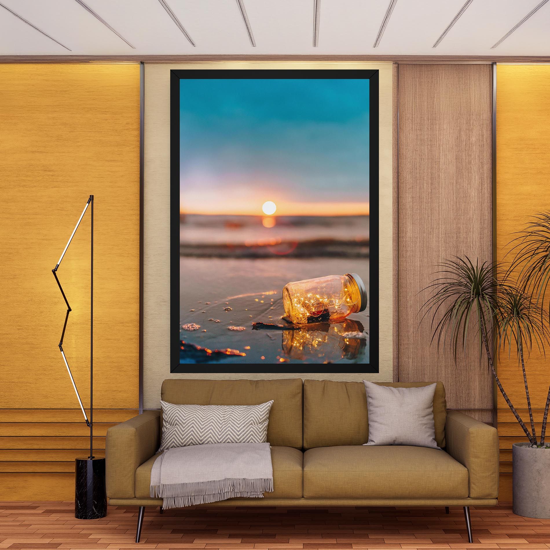 Jar With Lights mockup 9