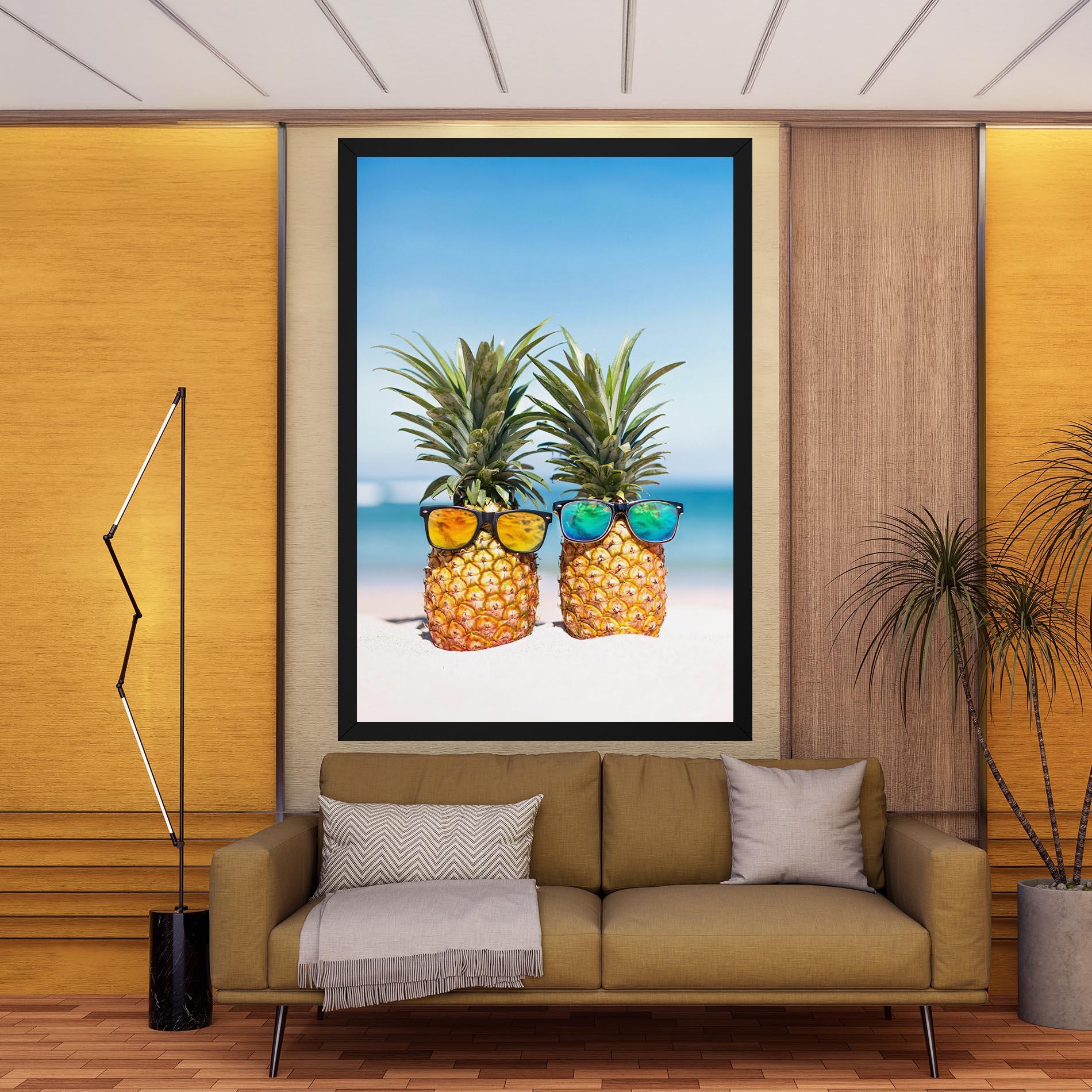 Leinwandbild Trendy Sunglasses mockup 9