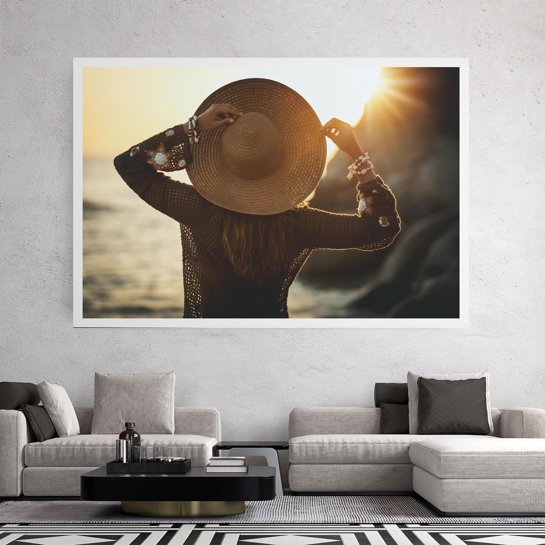 Leinwandbild Enjoying Sunset mockup 2