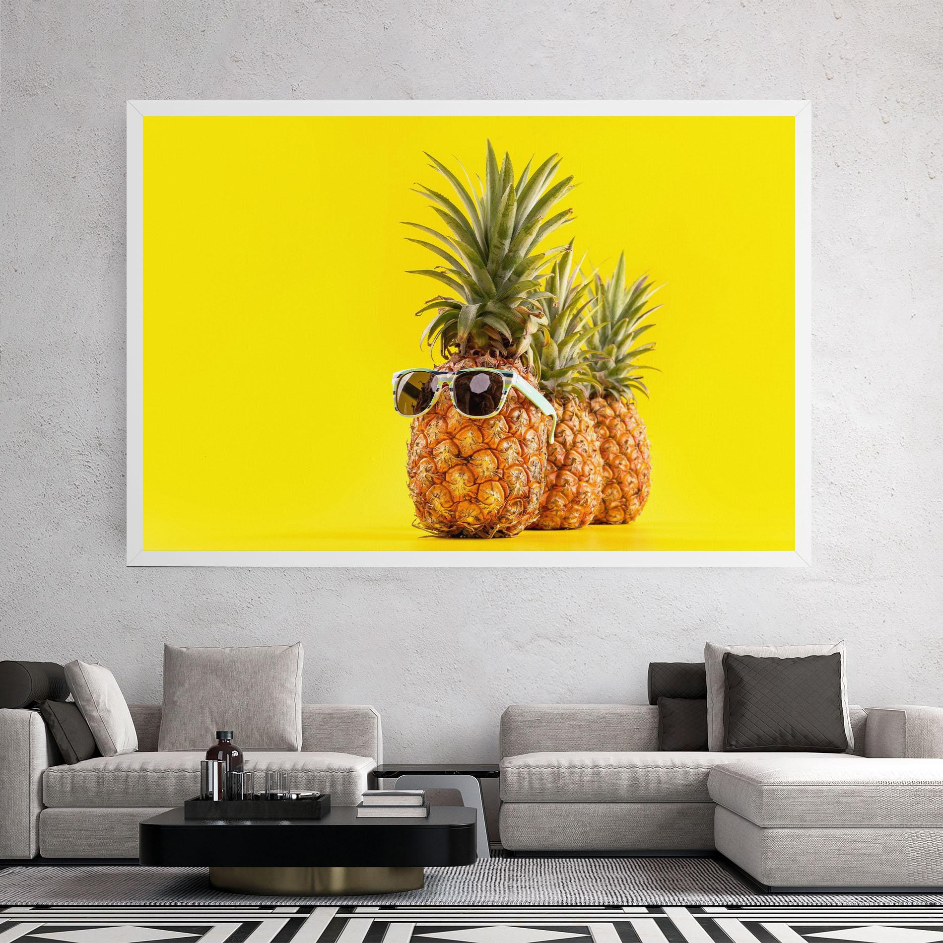 Leinwandbild Pineapple Looking Up mockup 2