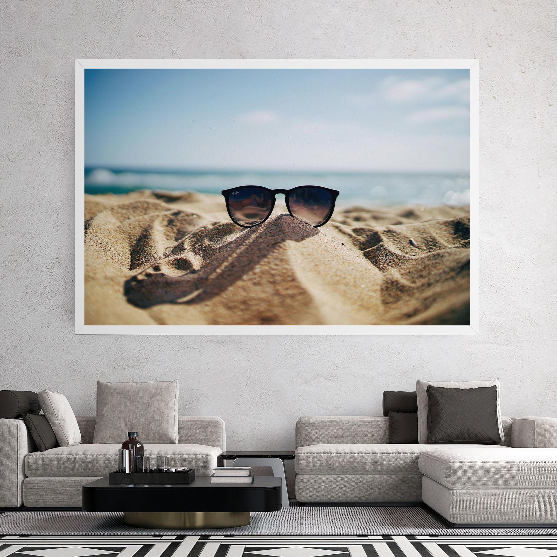 Leinwandbild Sand Glasses mockup 2