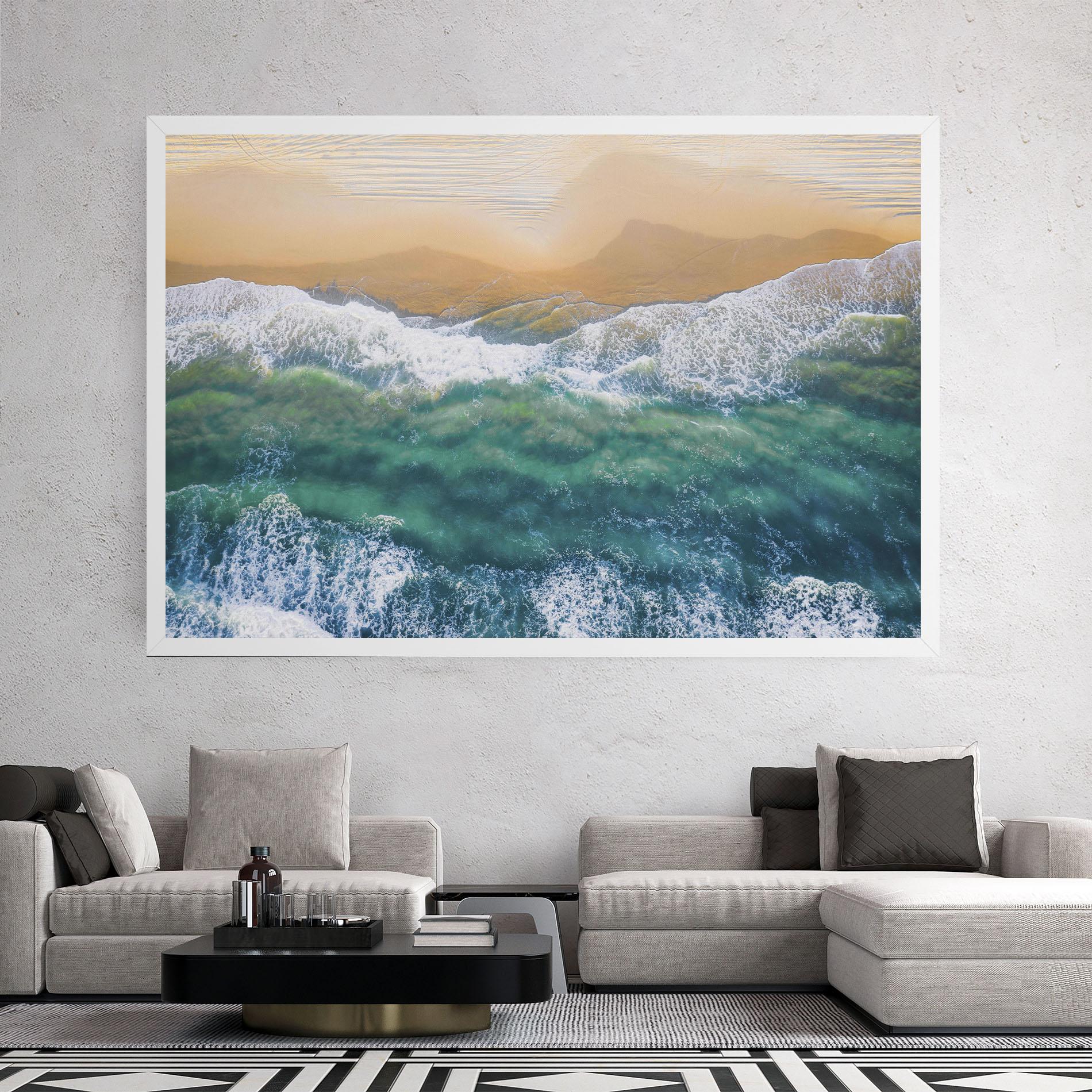 Leinwandbild Summer Wave mockup 2