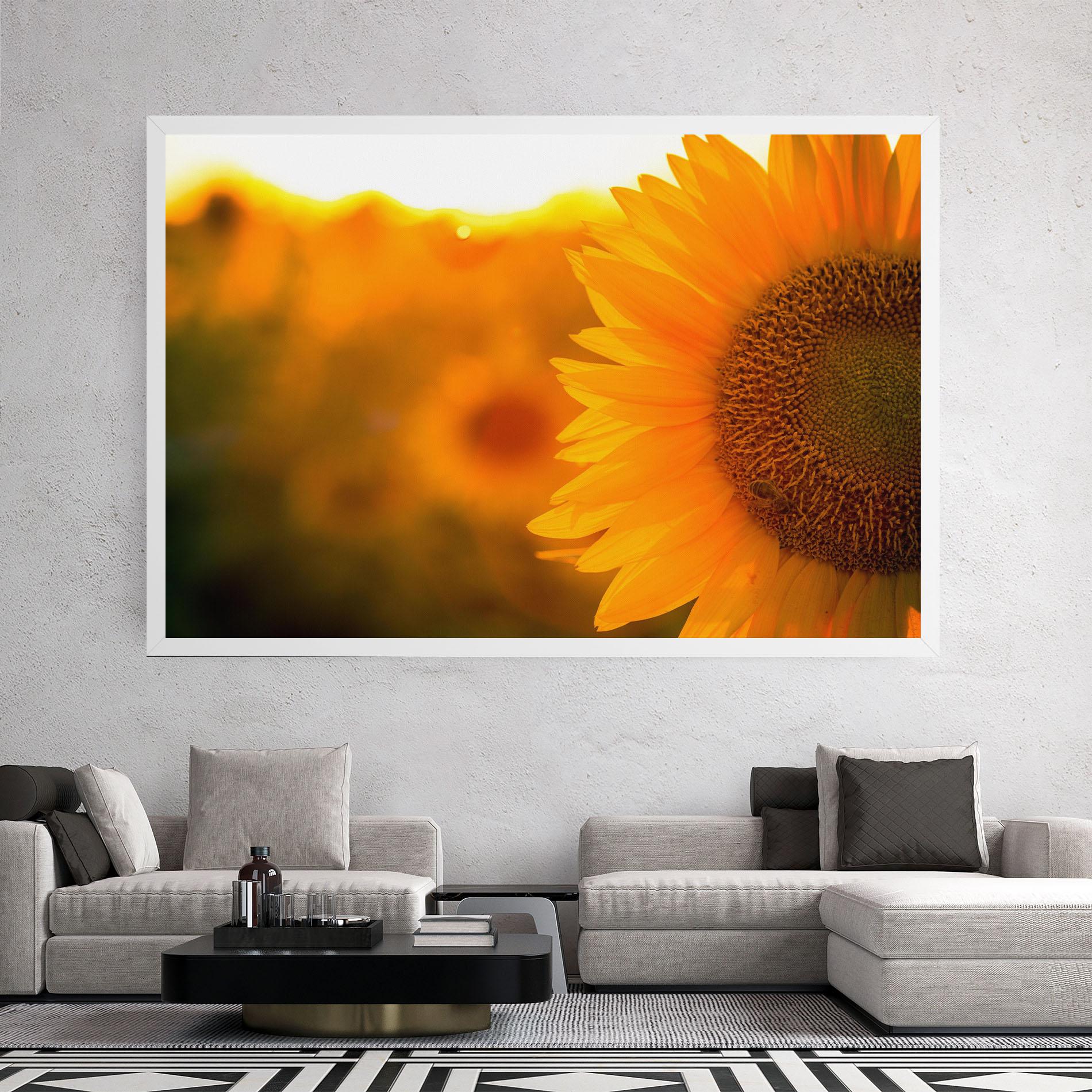 Leinwandbild Sunflower mockup 2