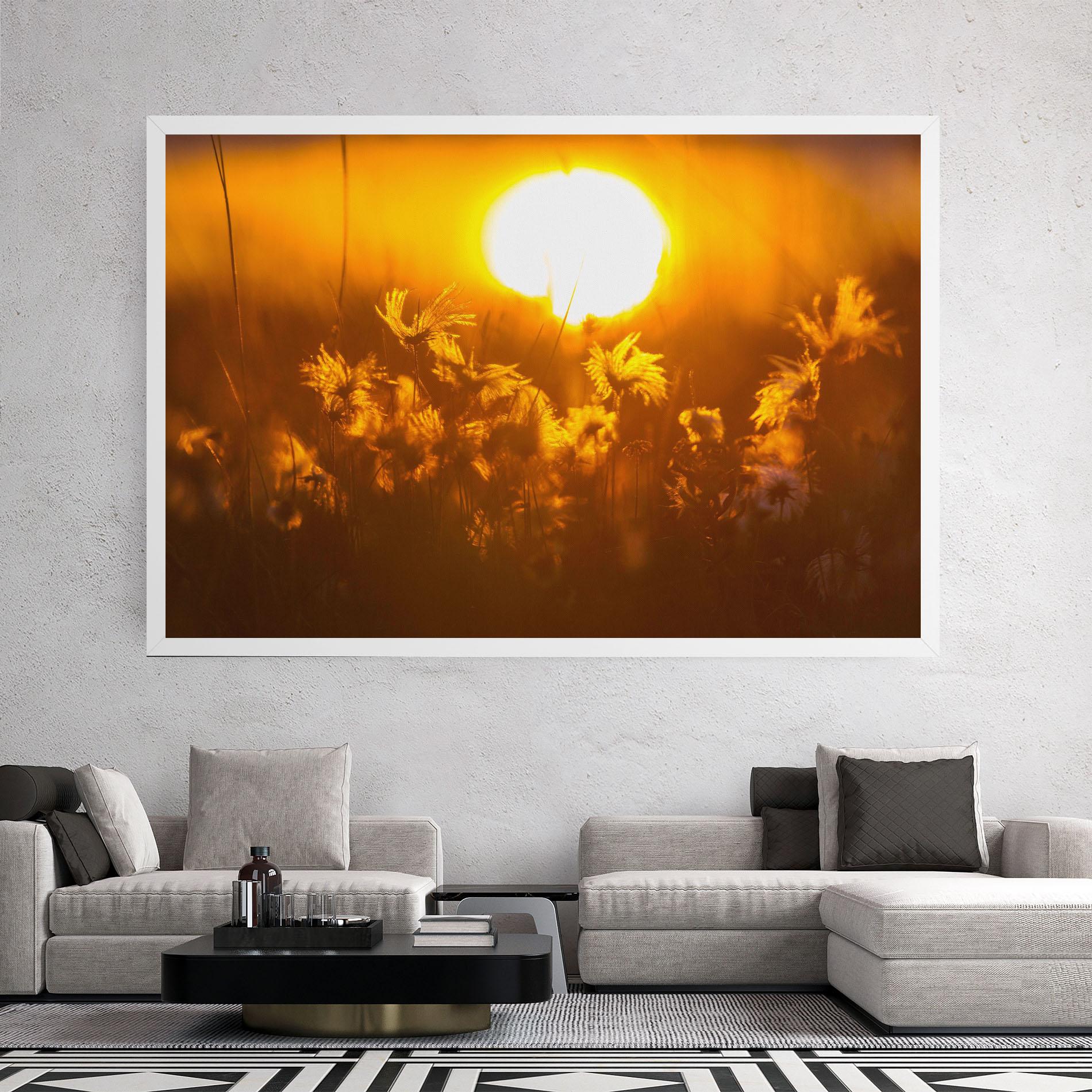 Leinwandbild Wildflowers mockup 2