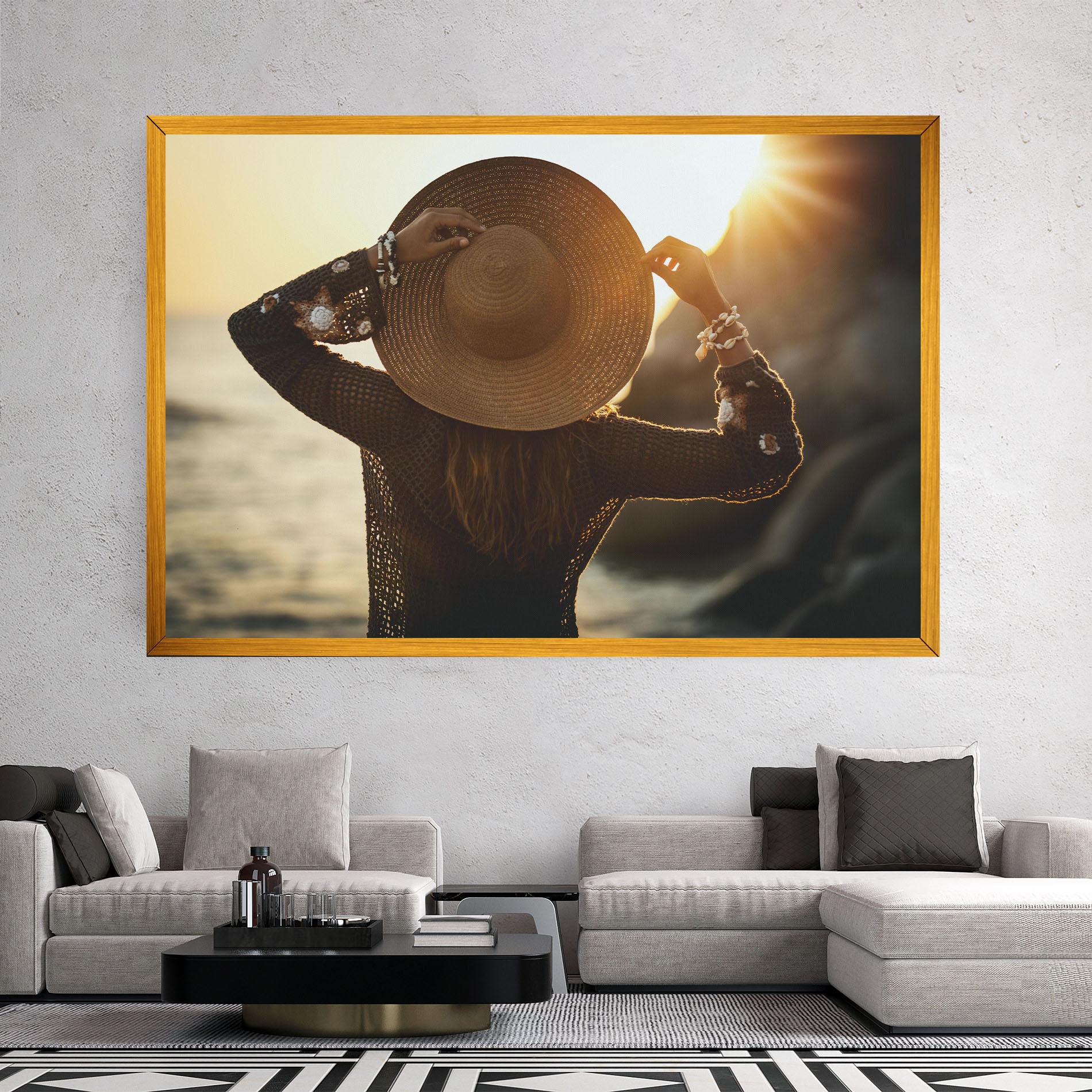 Leinwandbild Enjoying Sunset mockup 2