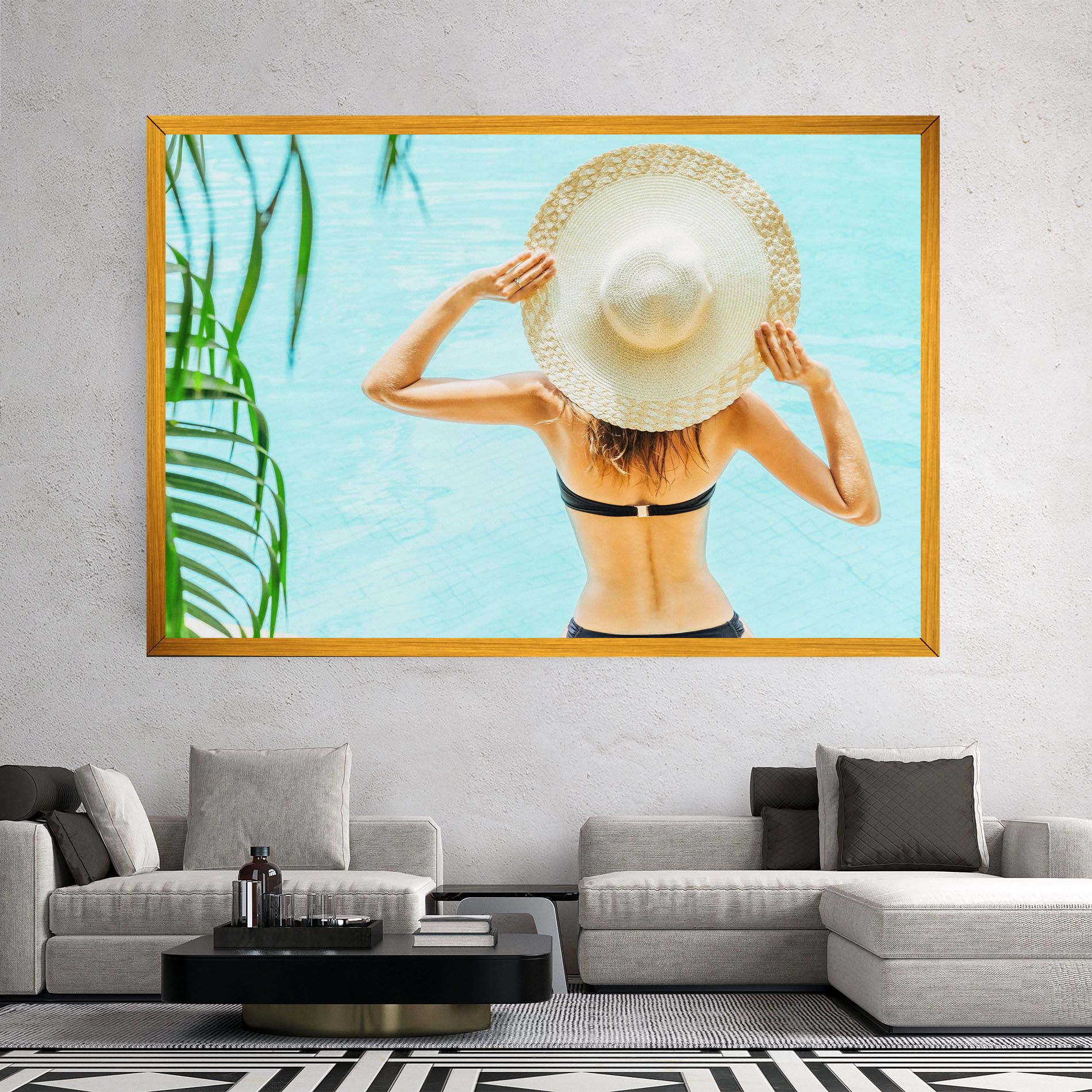 Enjoying Swimming Pool mockup 2