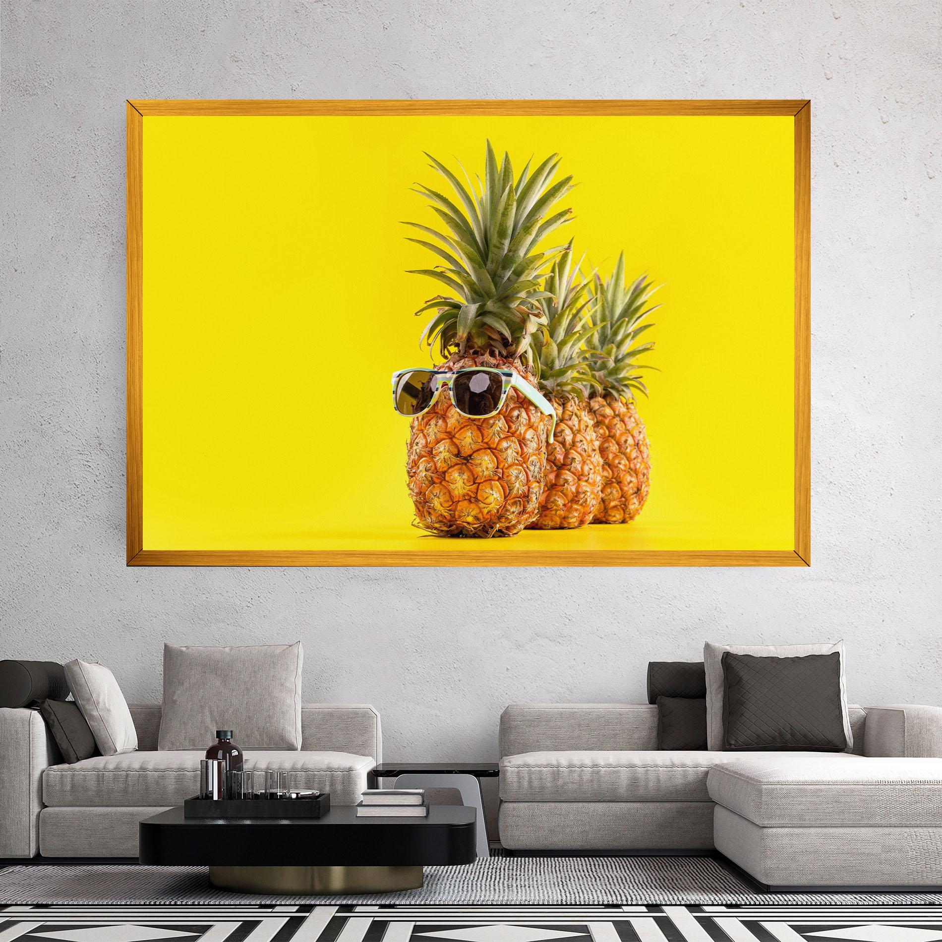 Leinwandbild Pineapple Looking Up mockup 2