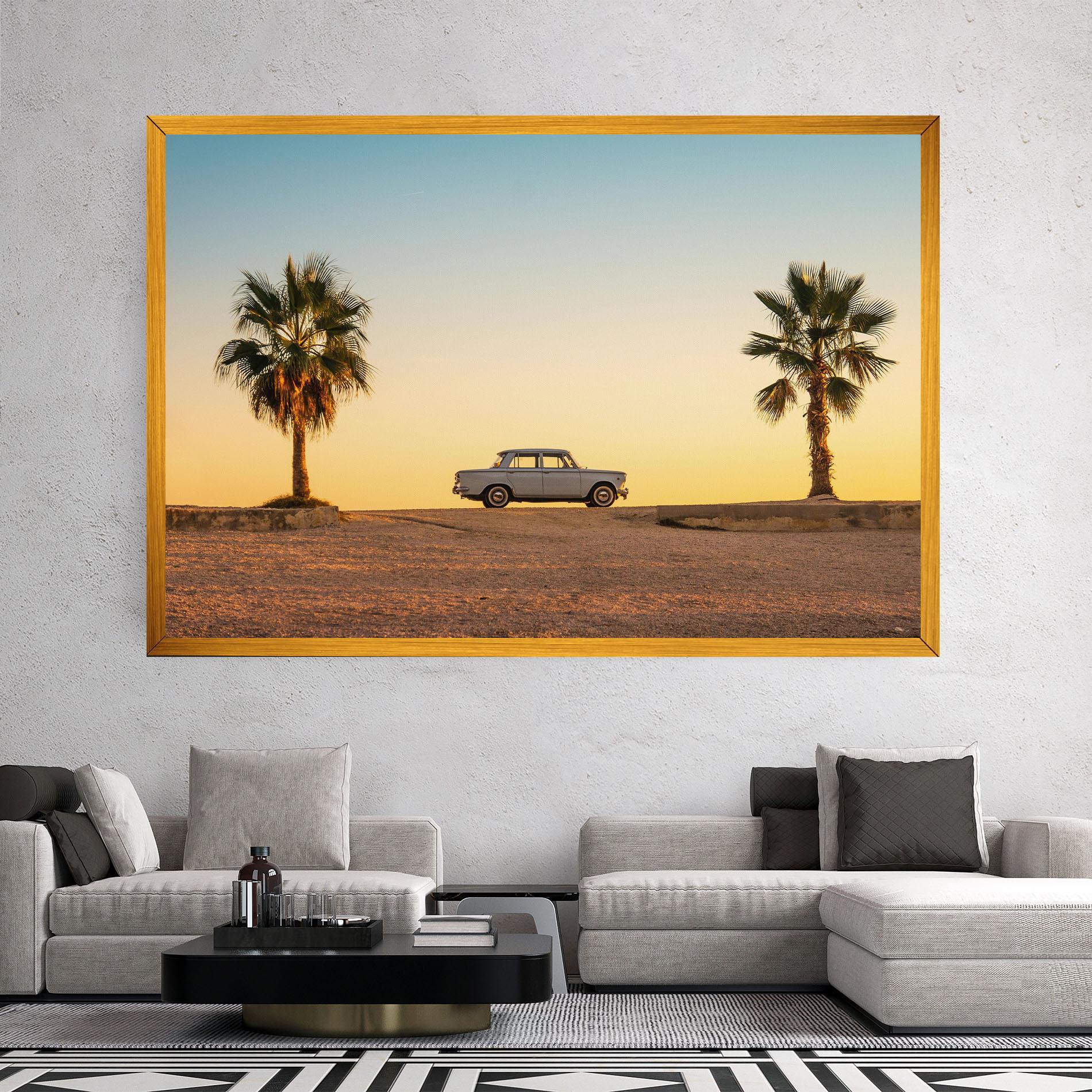 Leinwandbild Summer Car mockup 2