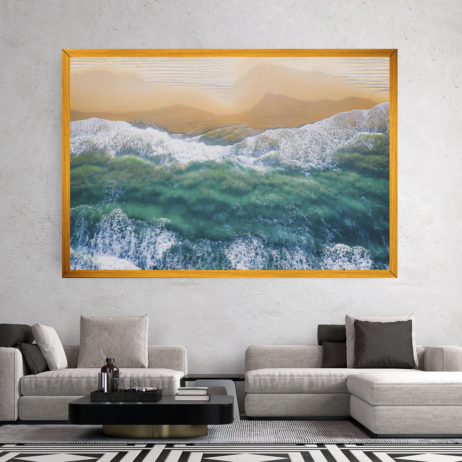 Leinwandbild Summer Wave mockup 2