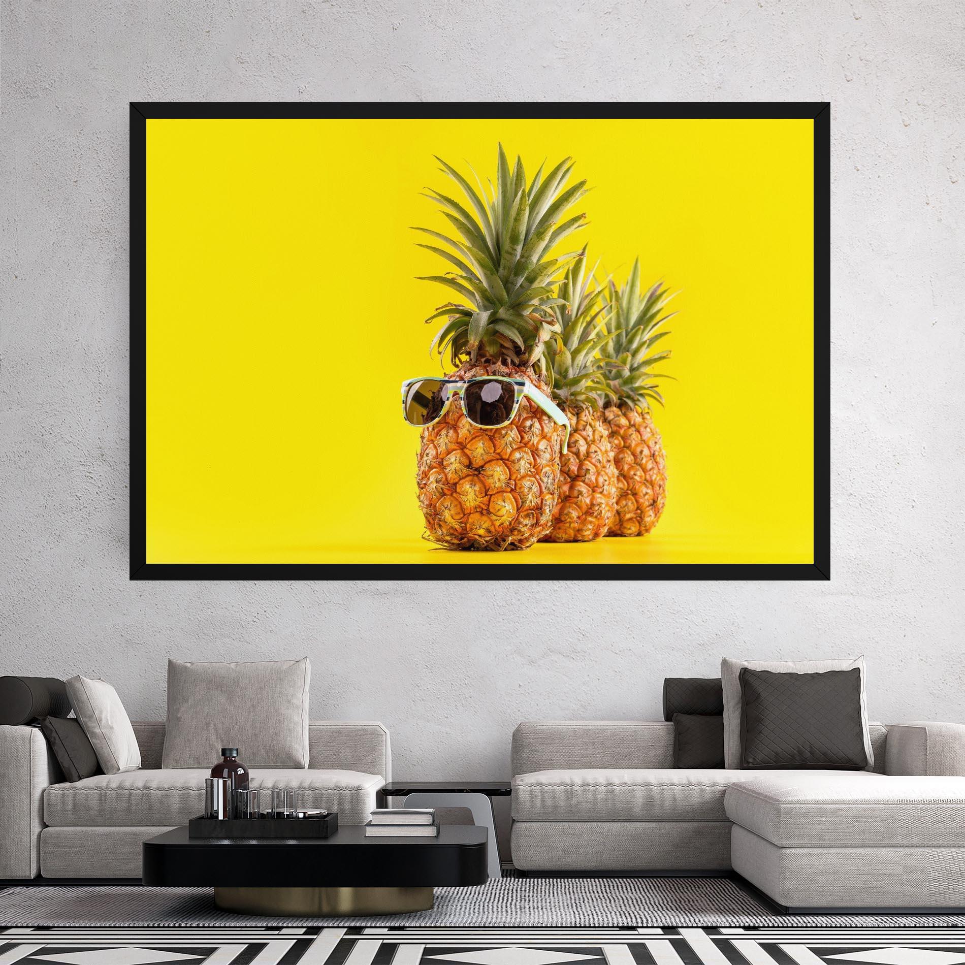 Leinwandbild Pineapple Looking Up mockup 2