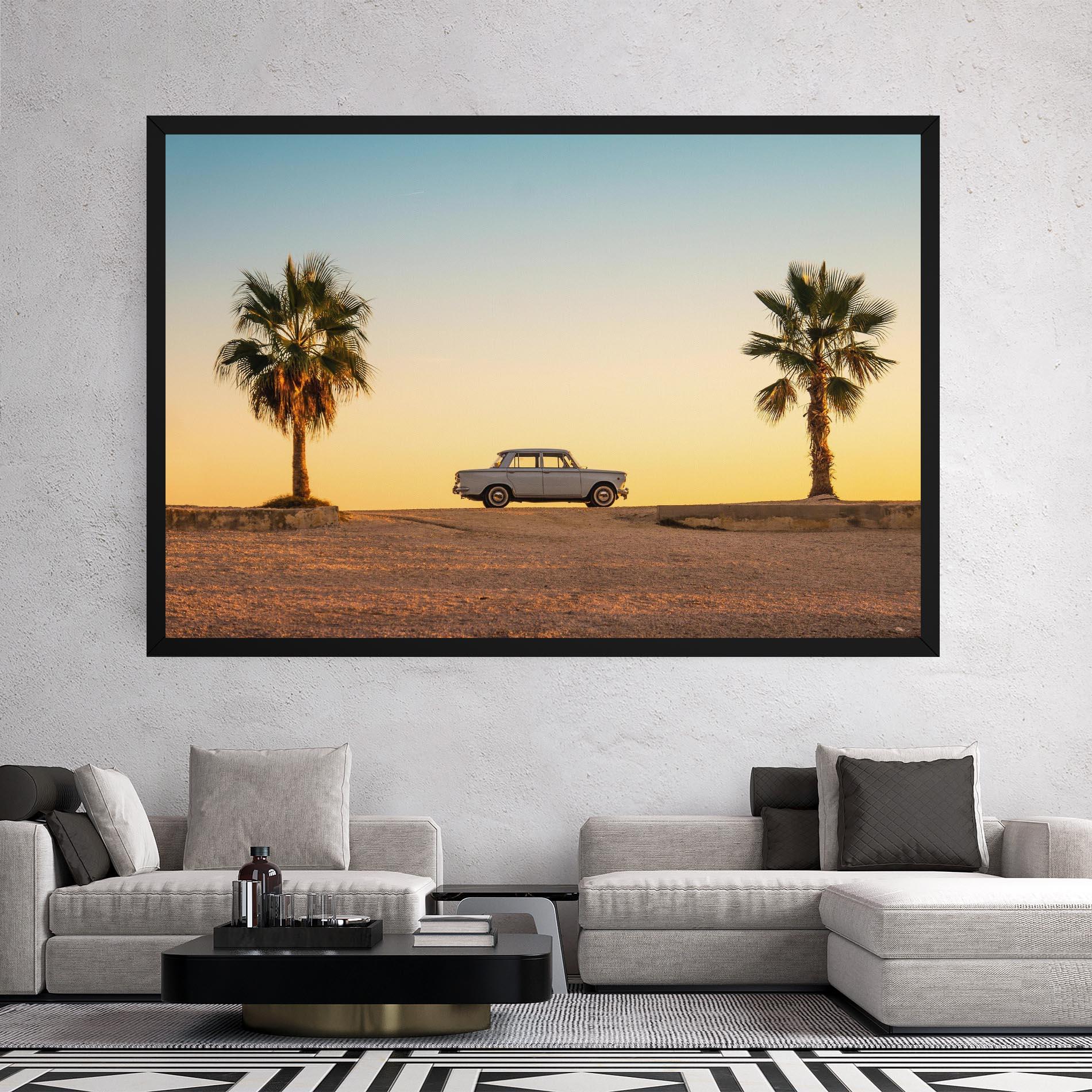 Leinwandbild Summer Car mockup 2