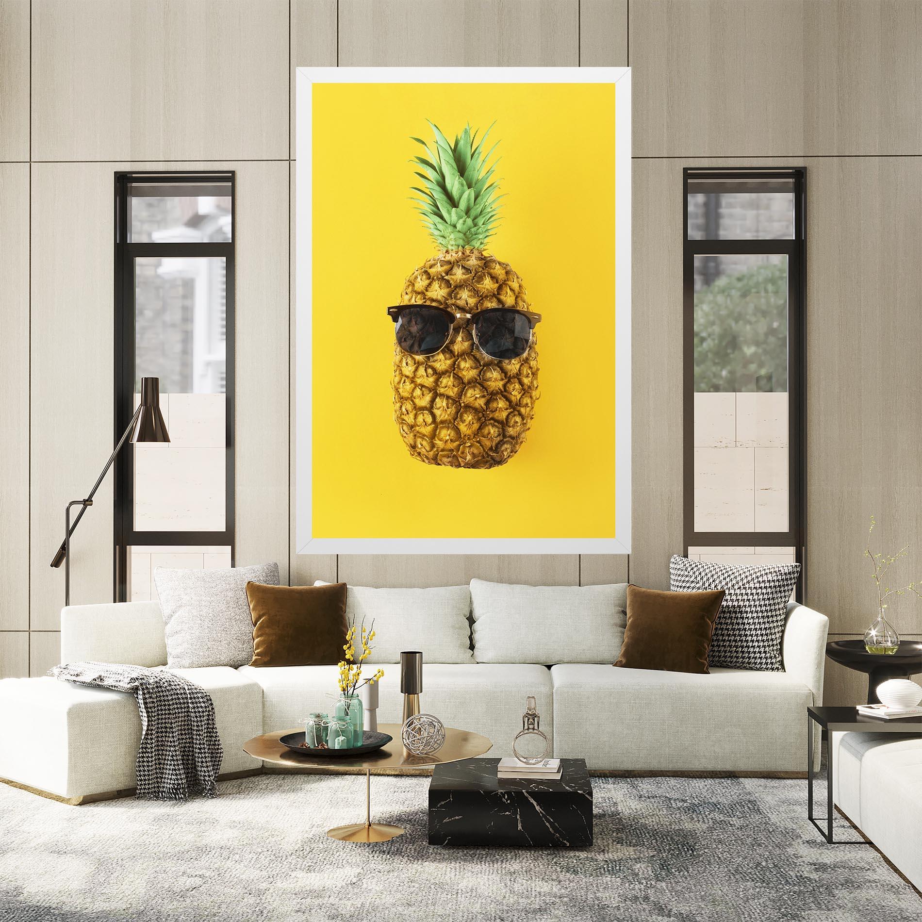 Leinwandbild Fresh Pineapple mockup 2